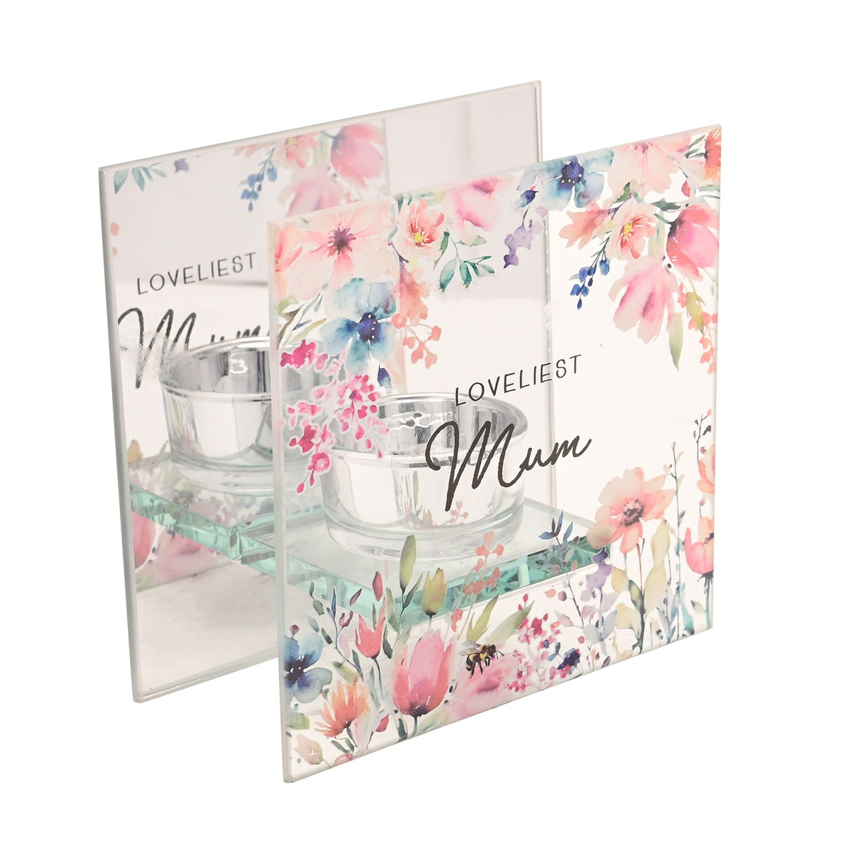 The Cottage Garden Tealight Holder - Mum