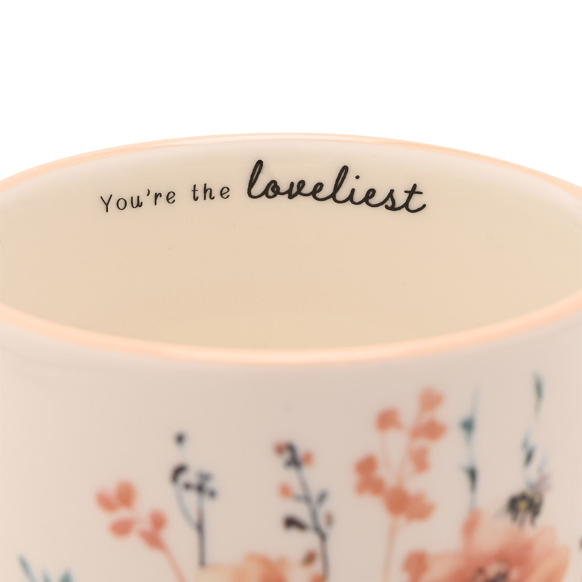 The Cottage Garden Peach Mug - Thank You