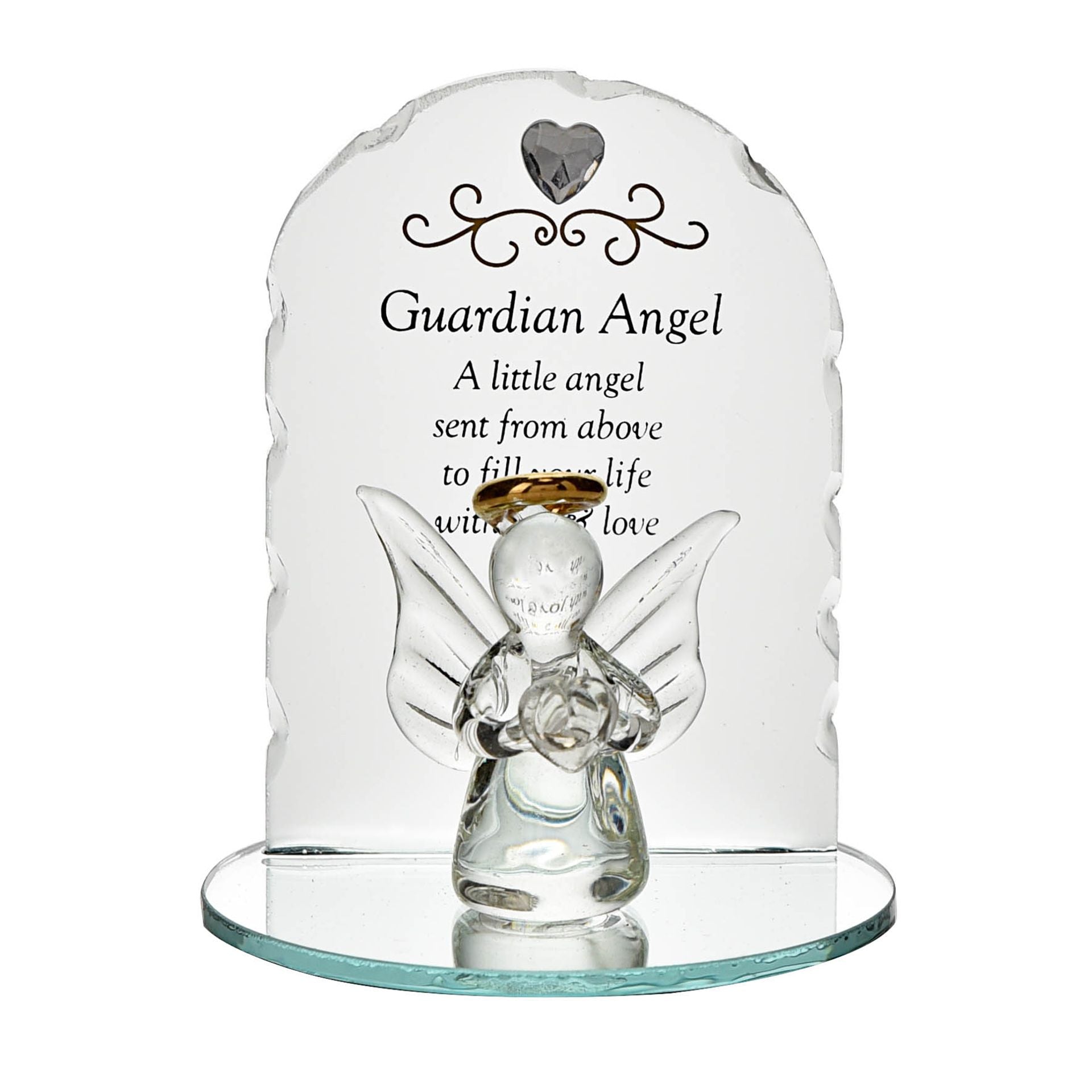 Thoughts of You Angel Plaque - Guardian Angel