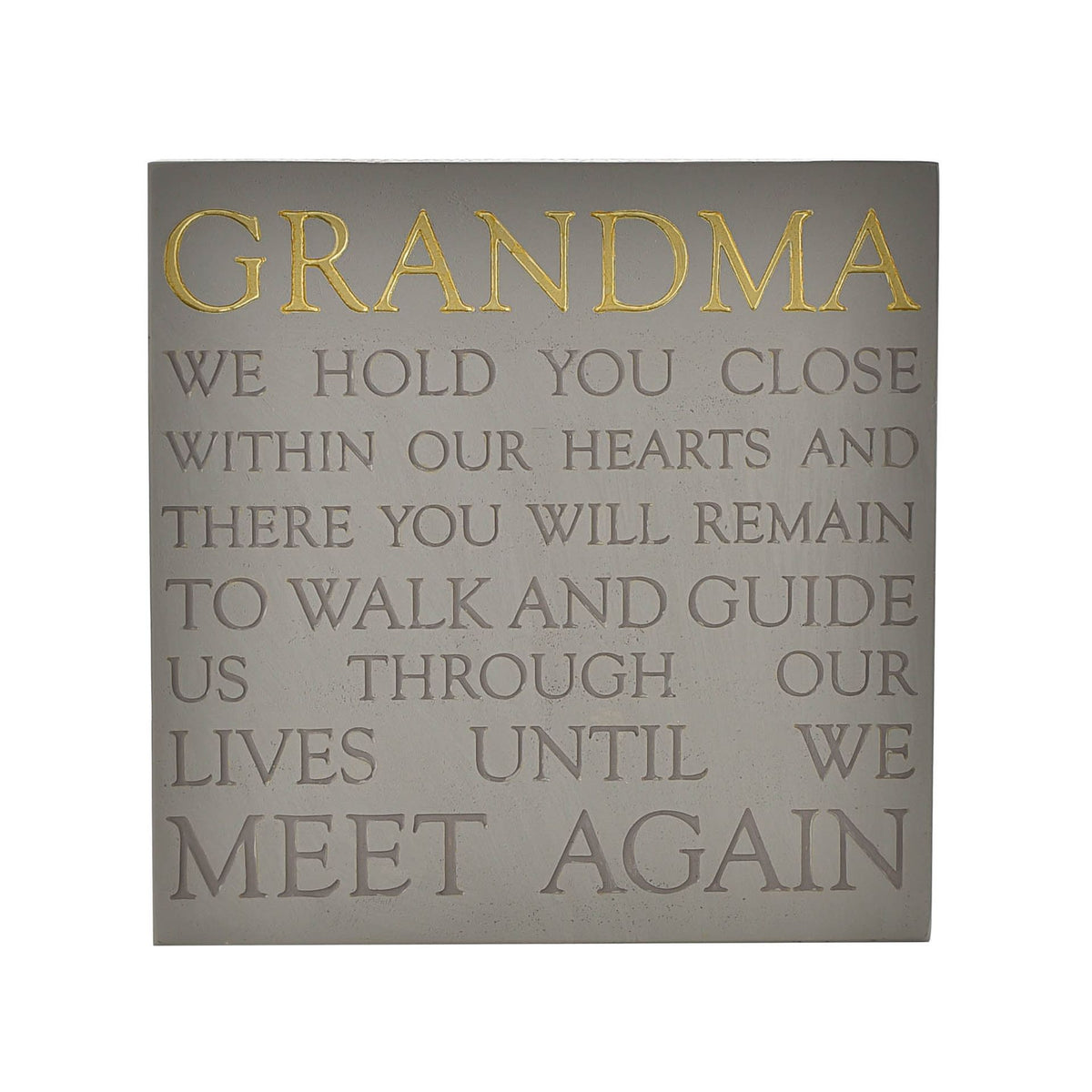 Thoughts of You Memorial Square Plaque - Grandma