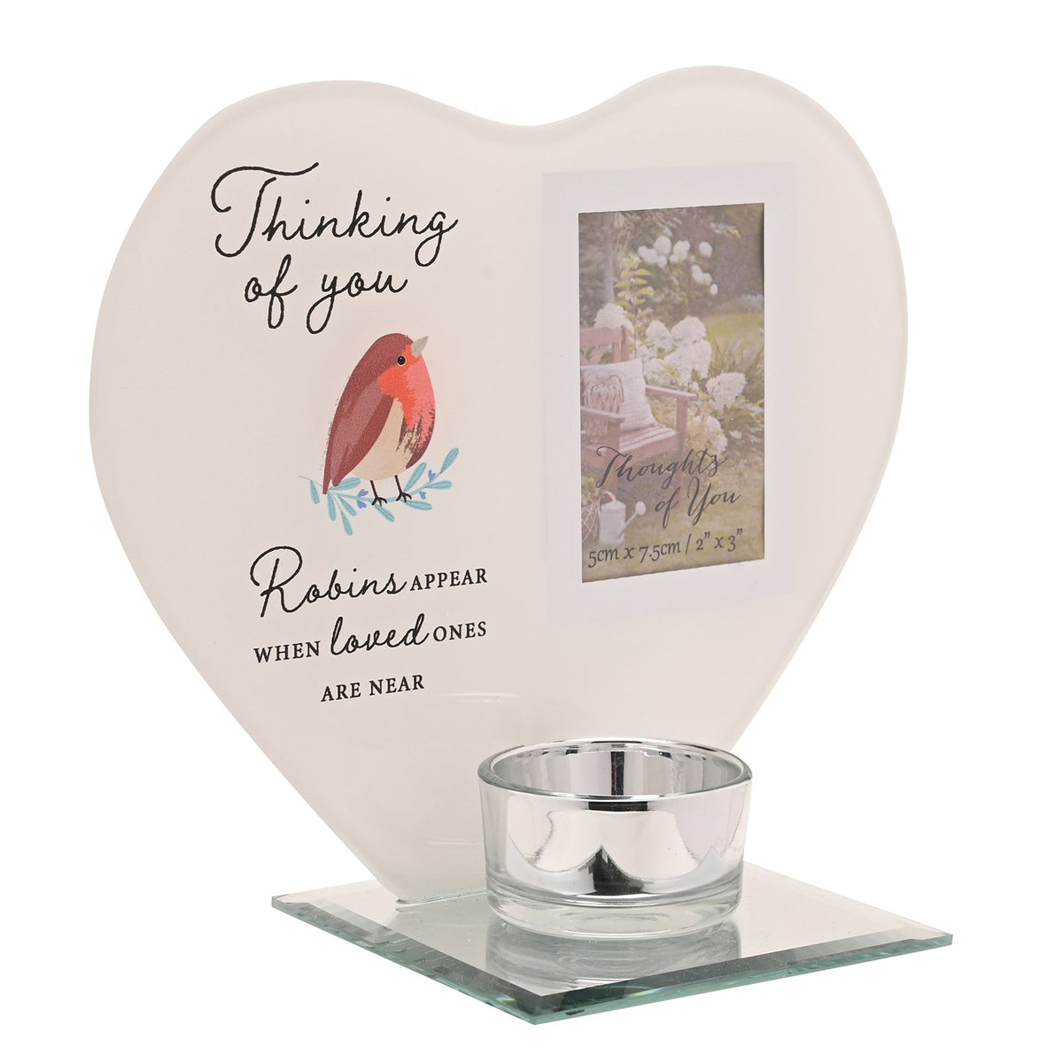 Thoughts of You Tea Light Holder with Photo - Thinking Of You