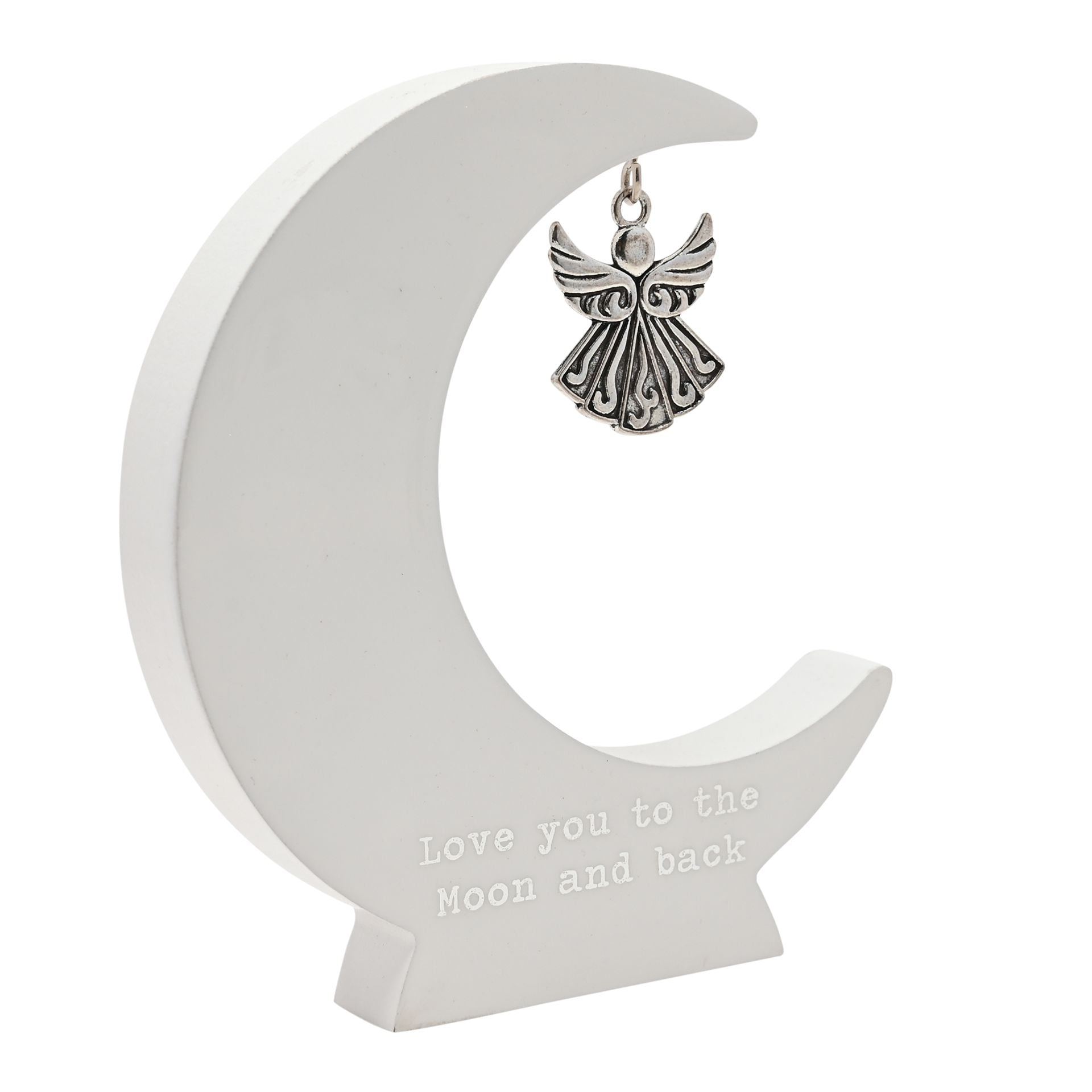 Thoughts of You Moon Mantel Plaque - Love