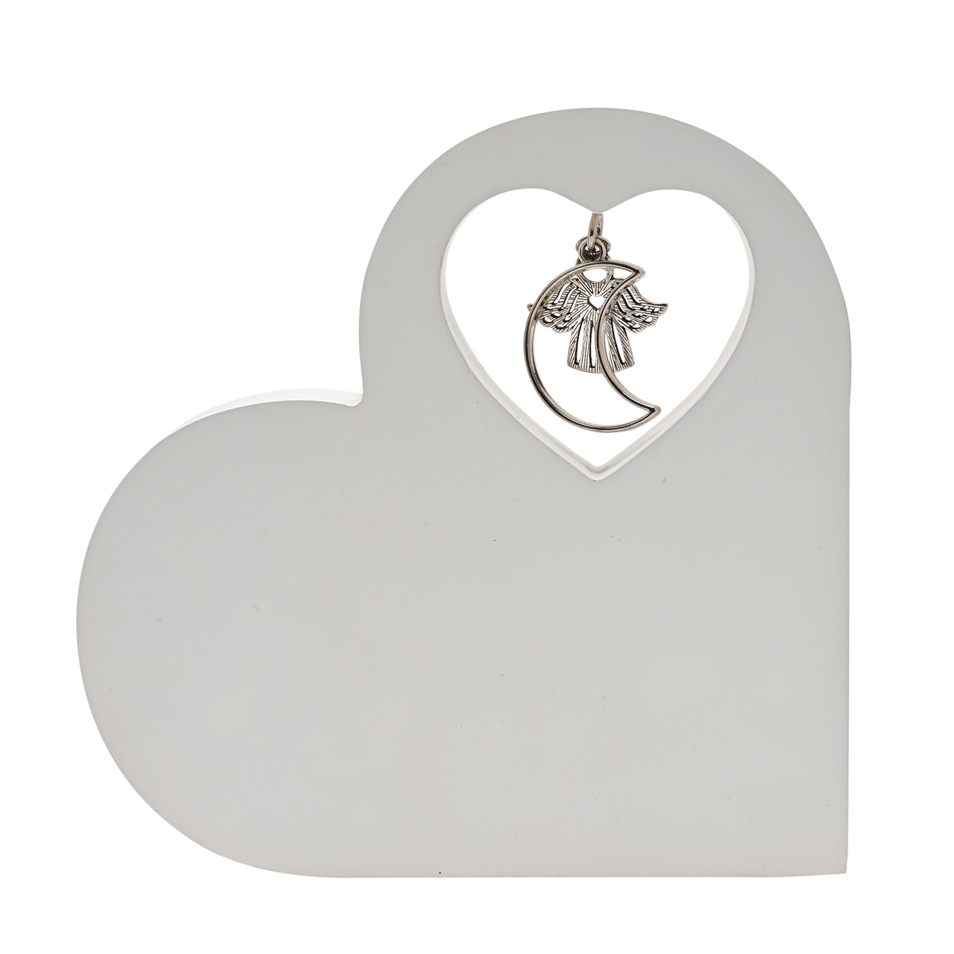 Thoughts of You Heart Mantel Plaque - In Our Thoughts