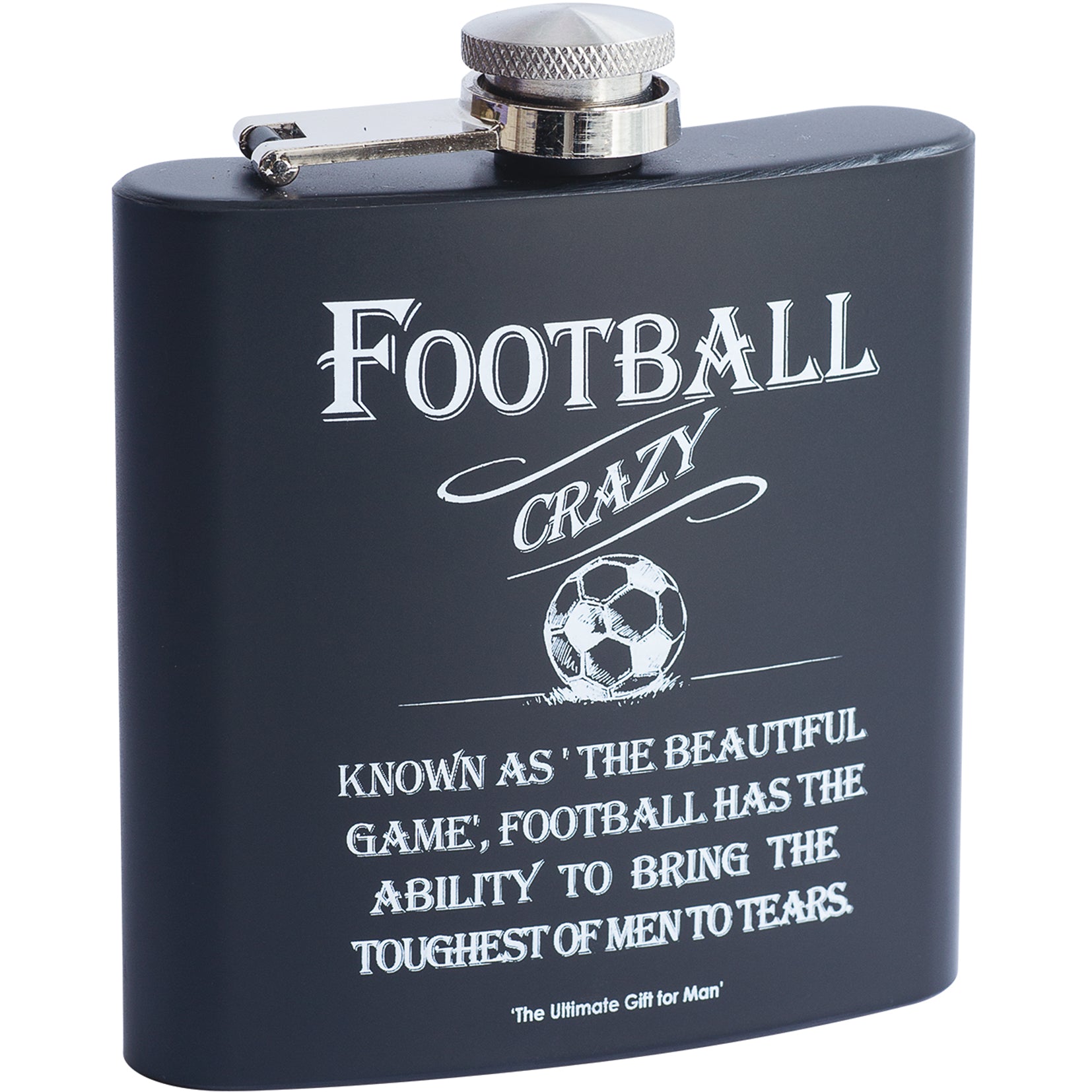 Ultimate Gift For Man Hip Flask Football