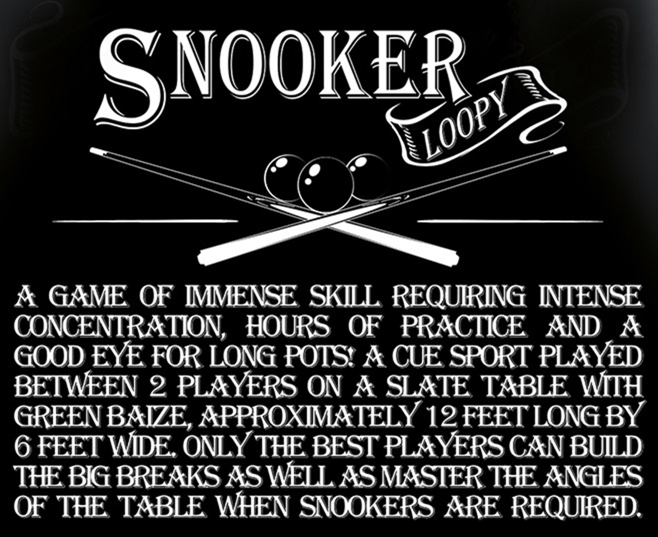 Ultimate Gift For Man Lap Tray Snooker