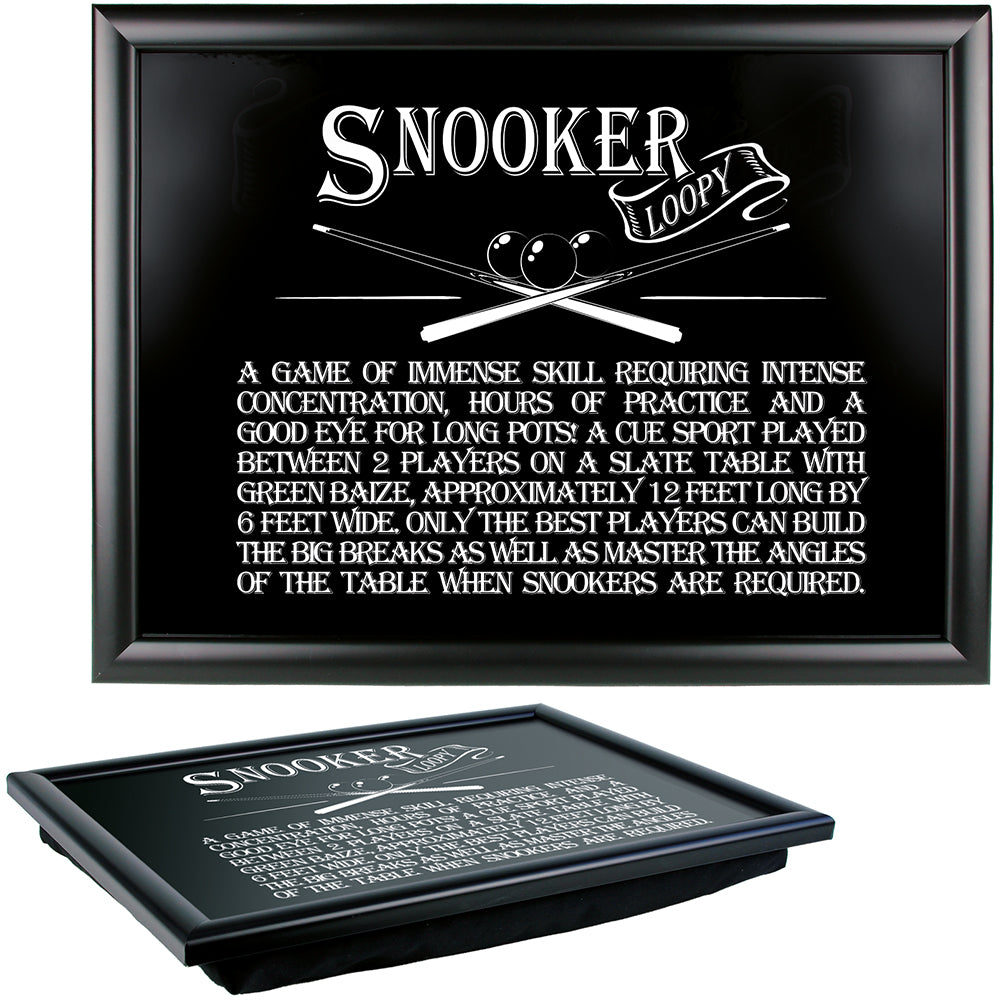 Ultimate Gift For Man Lap Tray Snooker