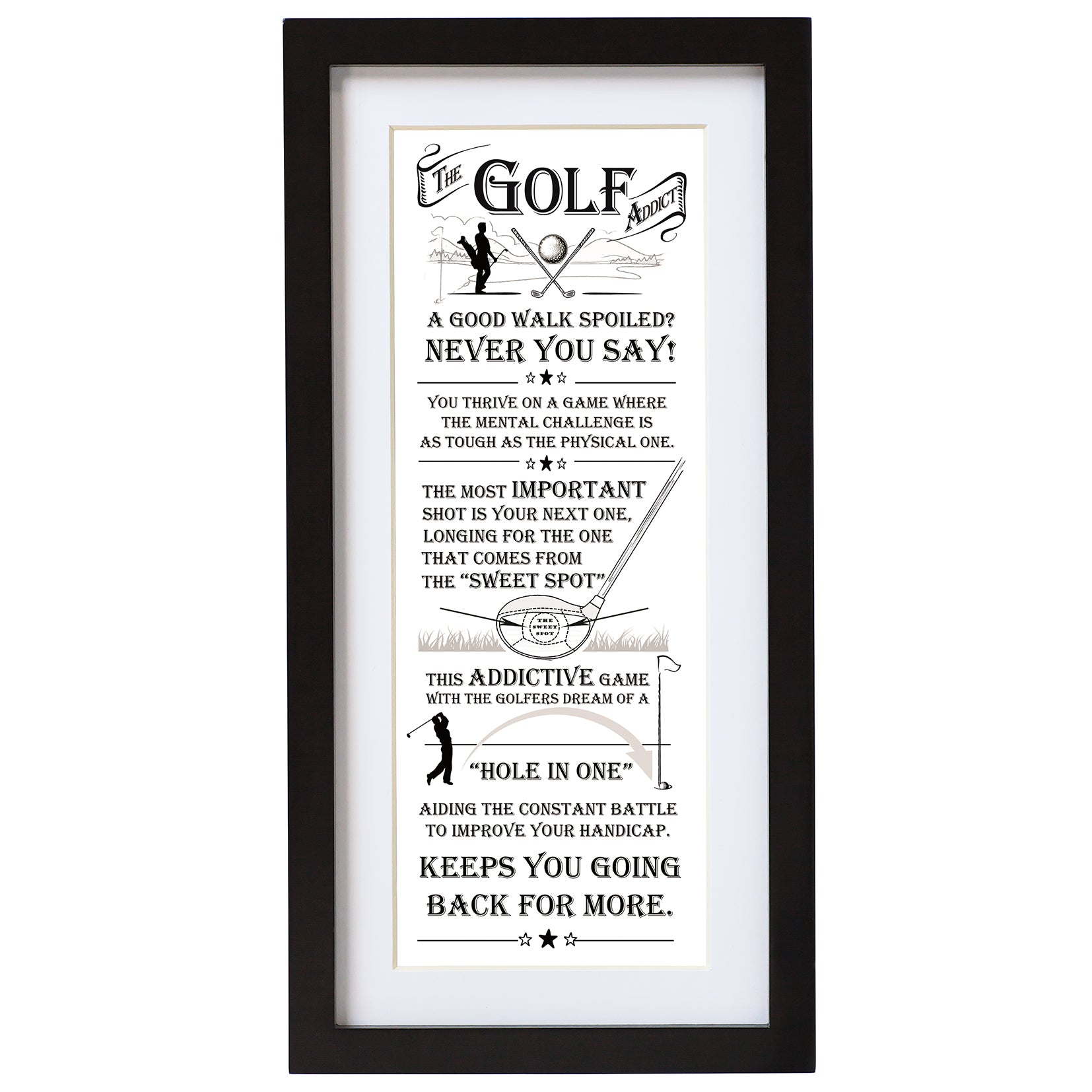 Ultimate Gift For Man Wall Art Golf