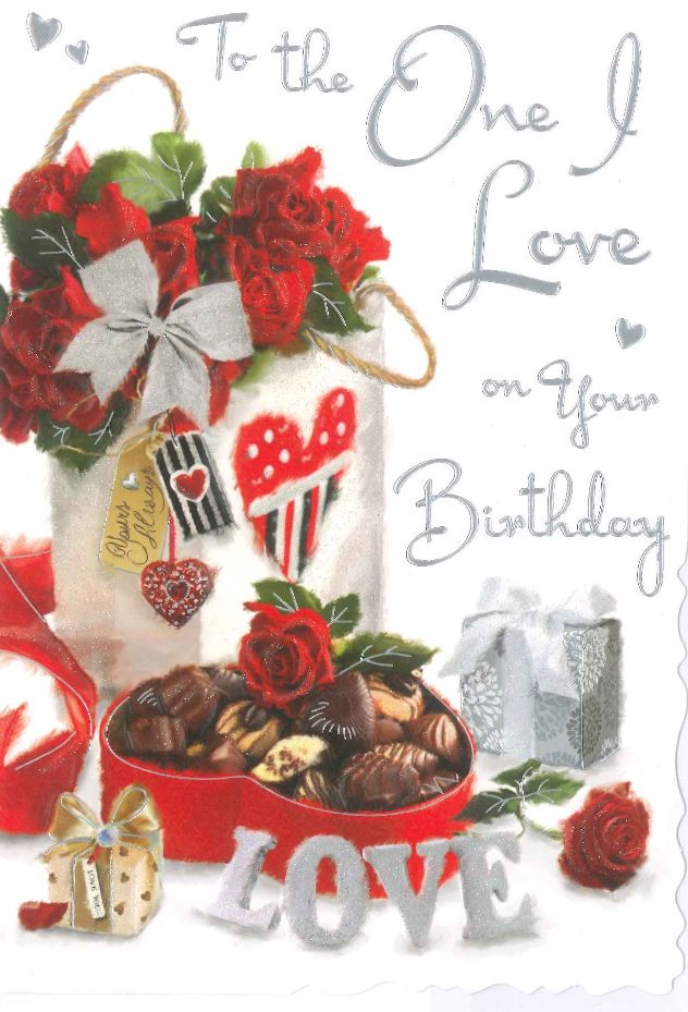 One I Love Birthday Card – Loving Treats