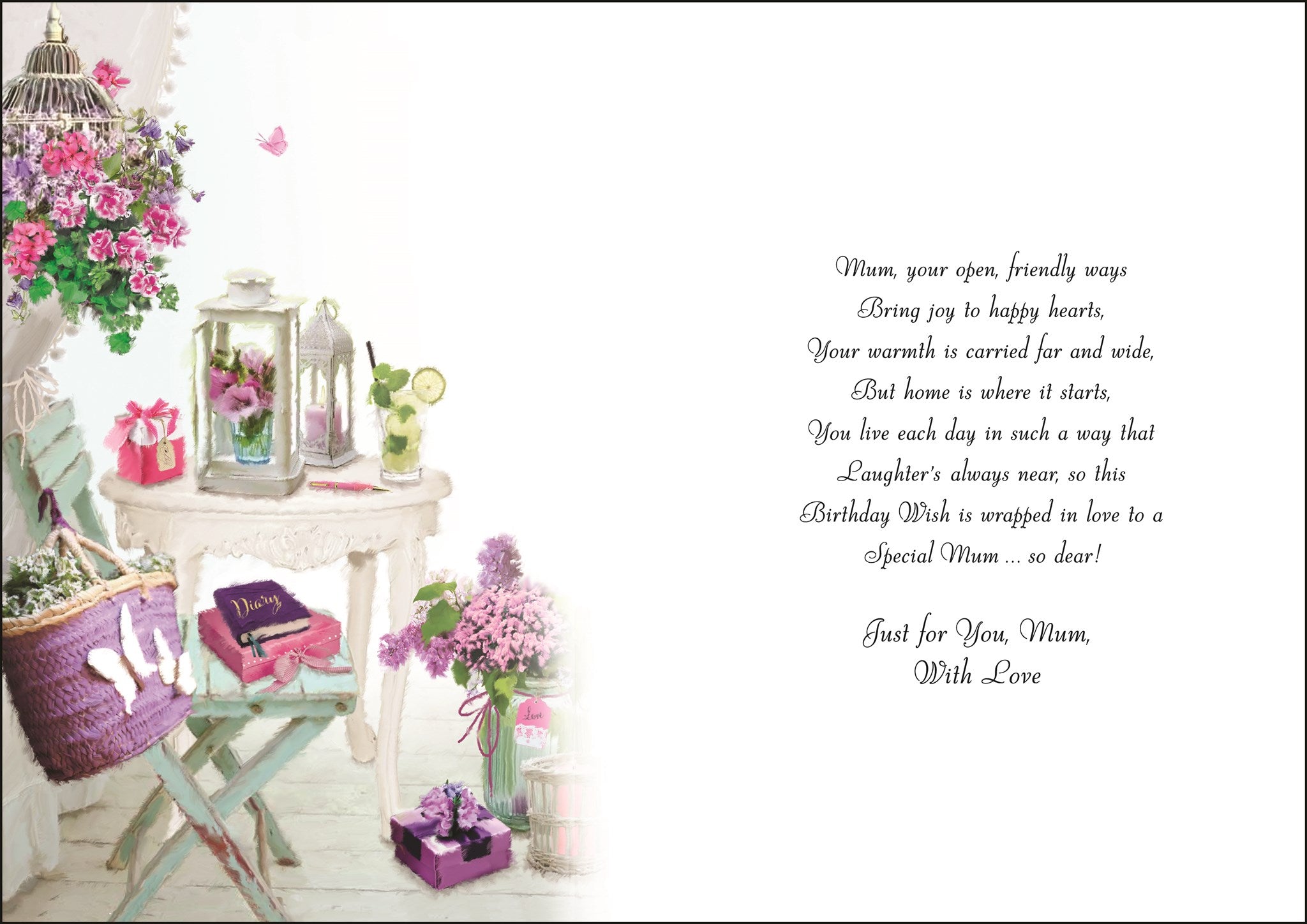 Mum Birthday Card - The Divine Light Of Motherhood