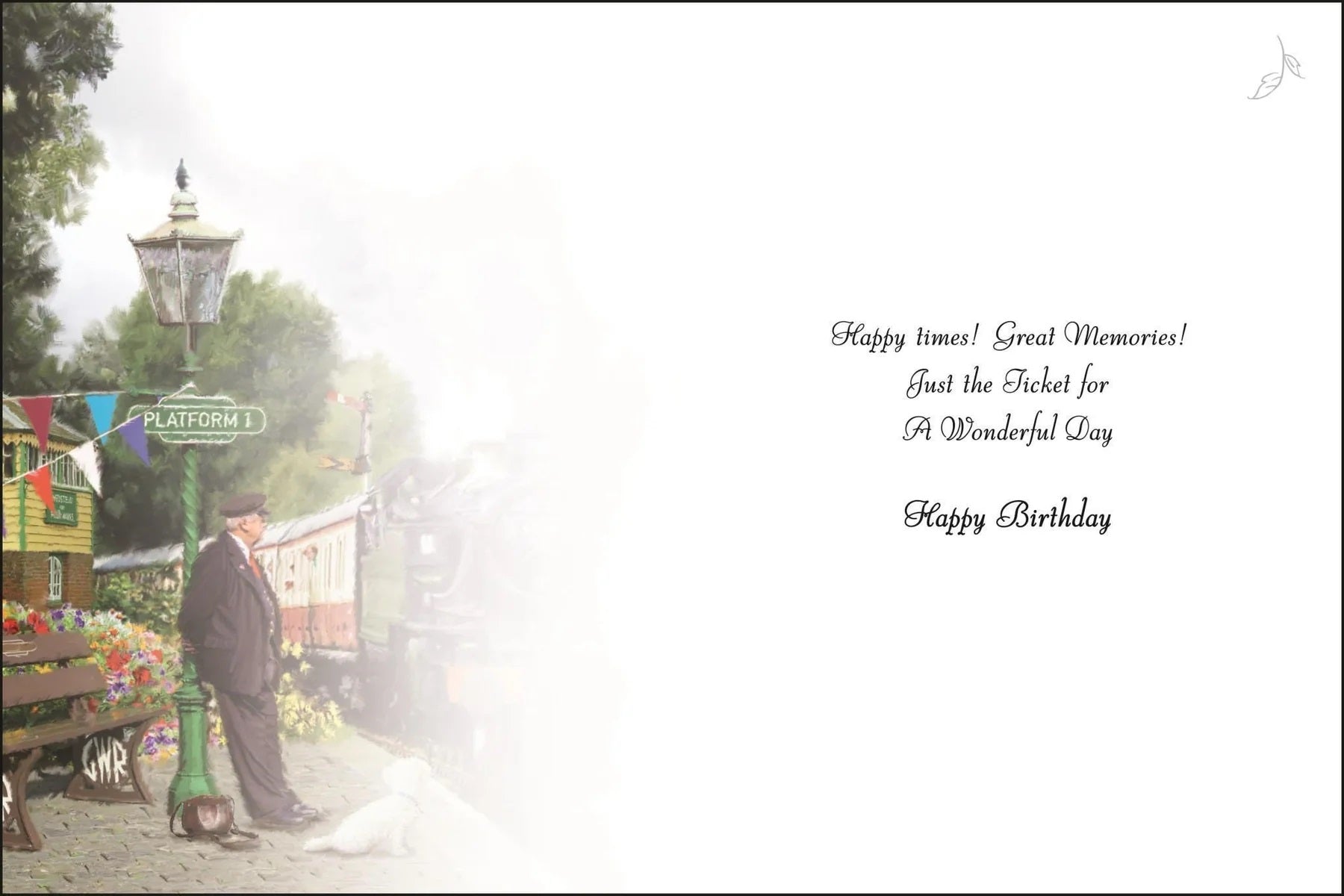 General Birthday Card - Steam Train