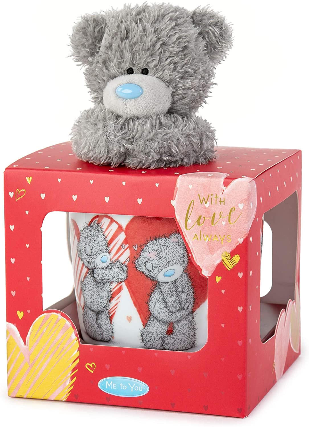Tatty Teddy Soft Toy with 'In Love' Mug in a Gift Box