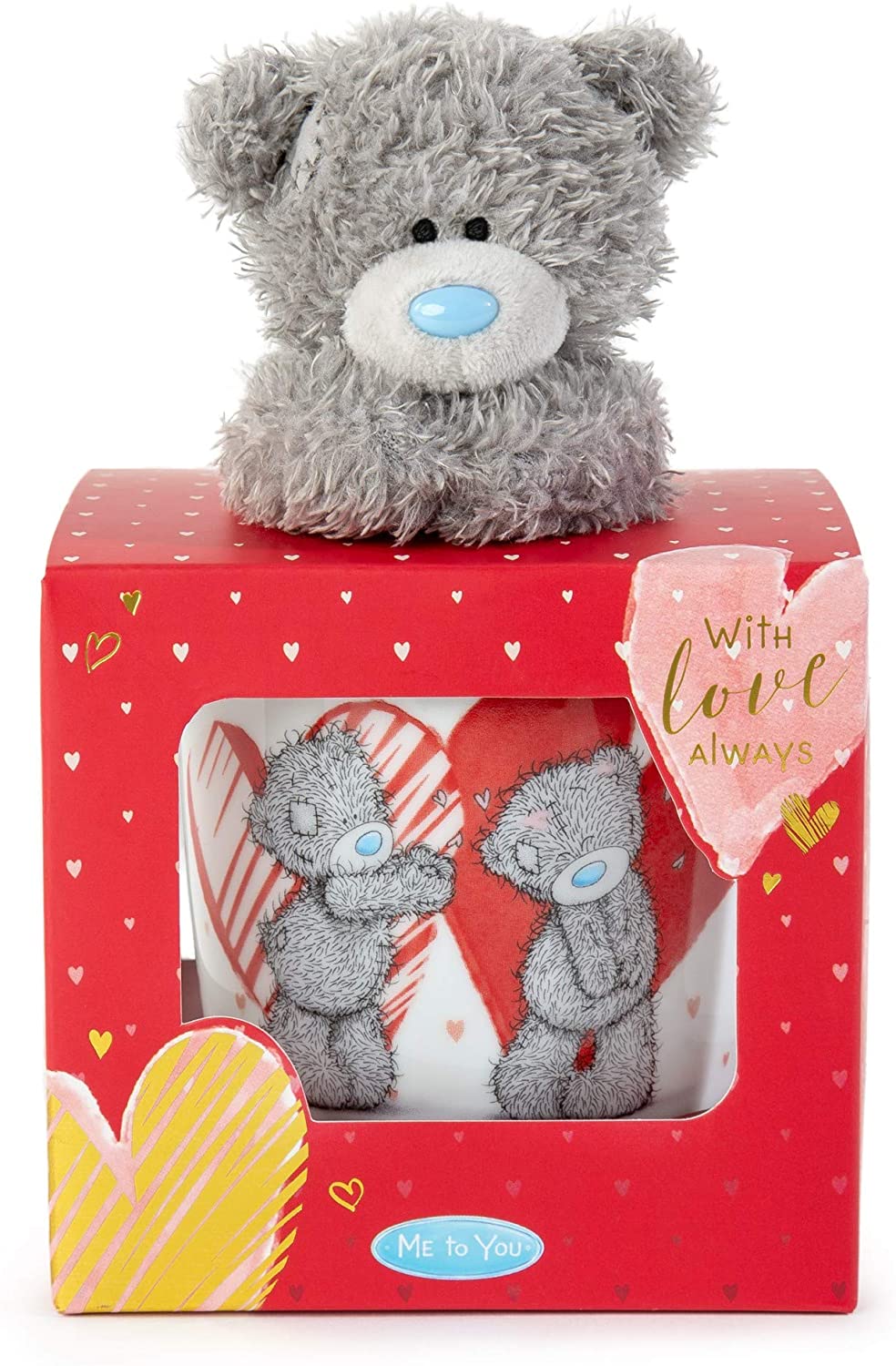 Tatty Teddy Soft Toy with 'In Love' Mug in a Gift Box