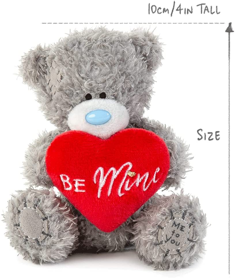 Tatty Teddy with 'Be Mine' Heart - Teddy Bear