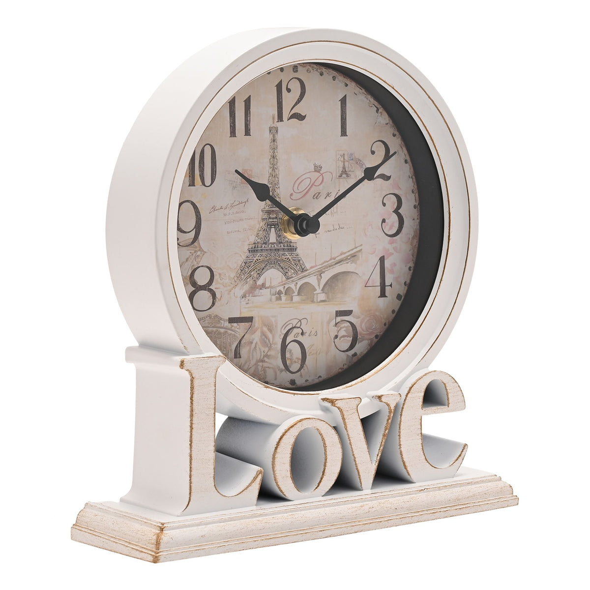 Hometime Mantel Clock - Love