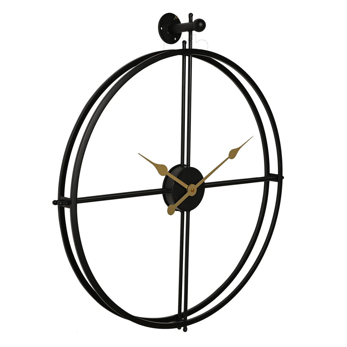 Hometime Round Wall Clock Cut Out Design 72 cms