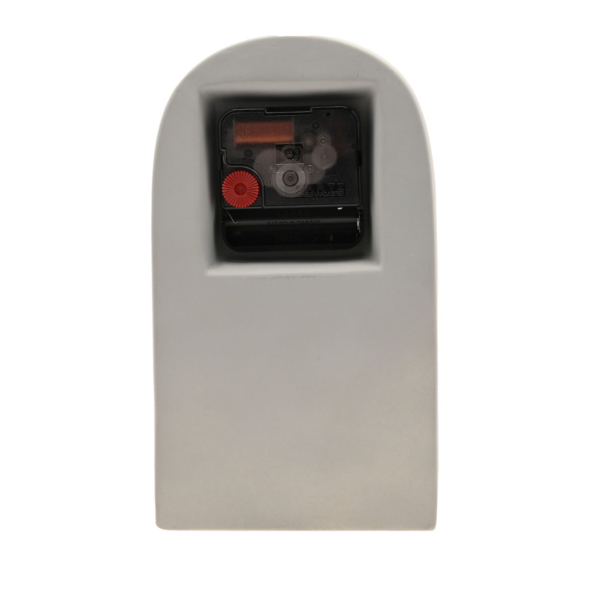 Interval Porcelain & Cork Desk Clock - Grey