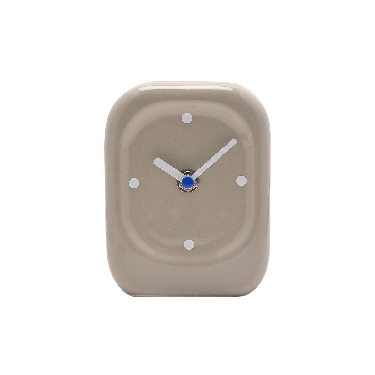 Interval Porcelain Desk Clock - Taupe