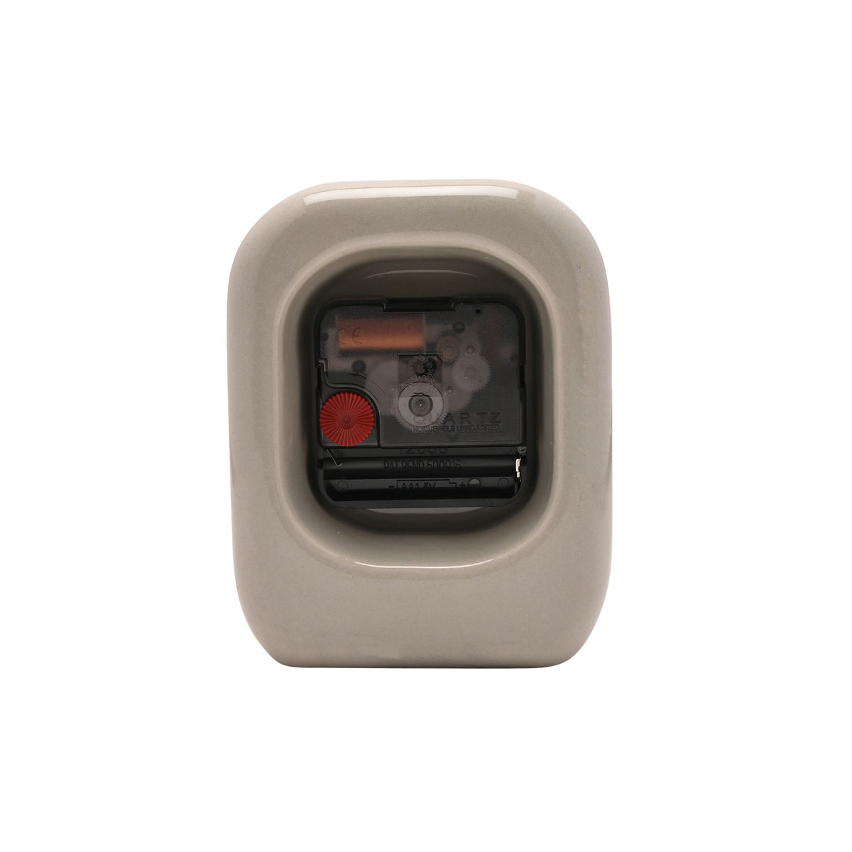 Interval Porcelain Desk Clock - Taupe