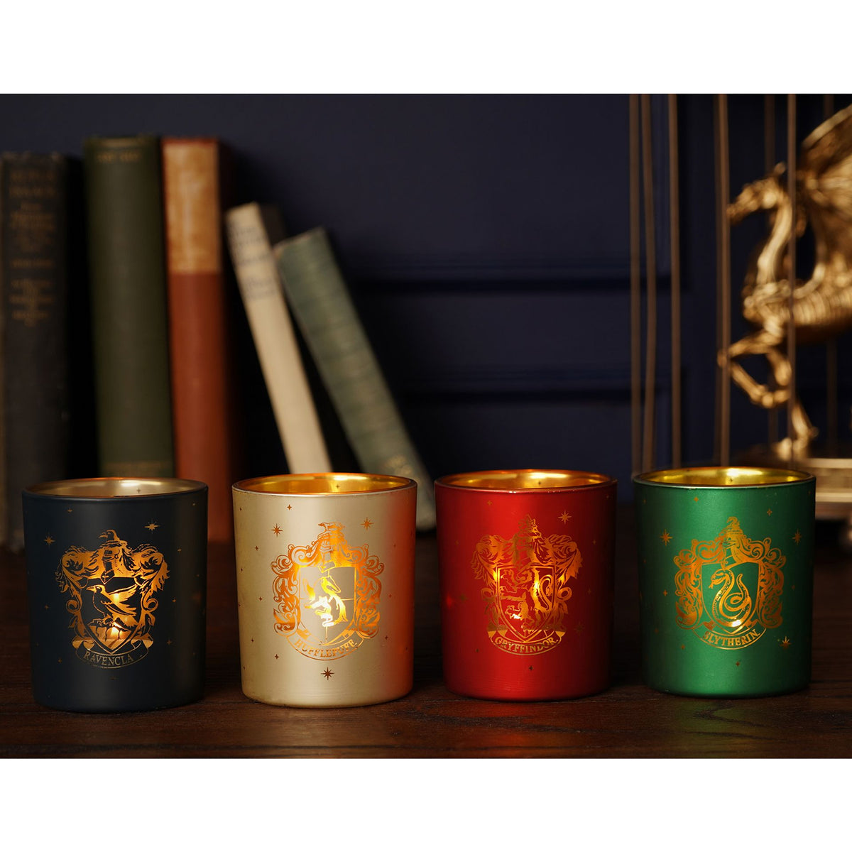 Set of 4 Harry Potter Alumni Tealight Holders - Houses
