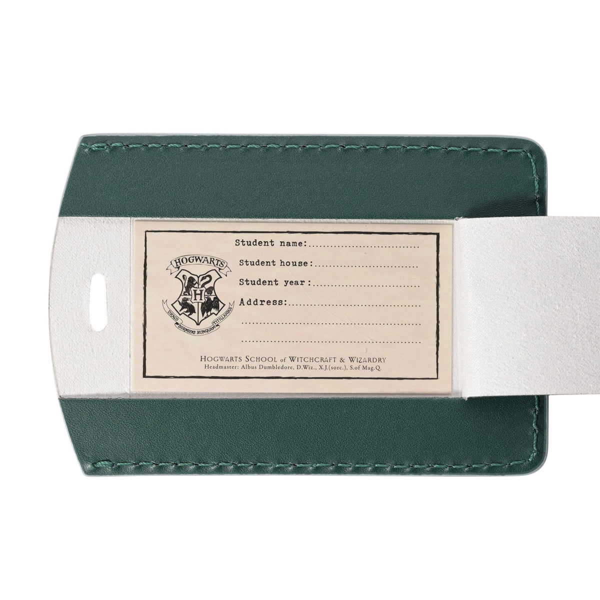 Warner Bros Harry Potter Alumni Passport Holder & Luggage Tag - Slytherin