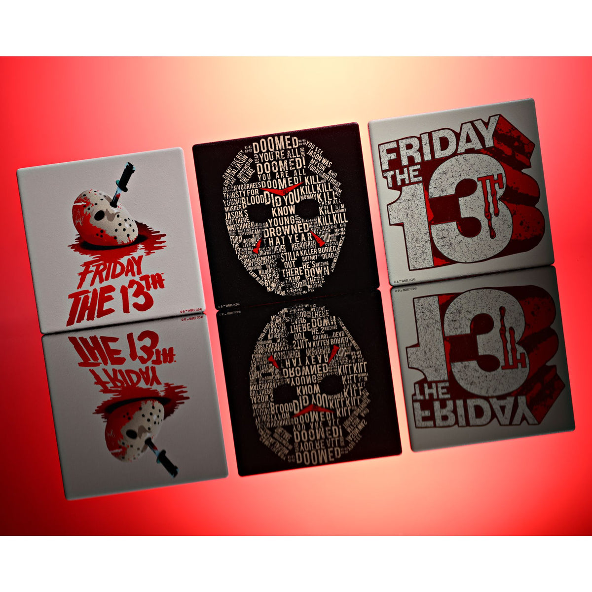 Warner Bros Friday 13th Square Coaster - Jason Mask