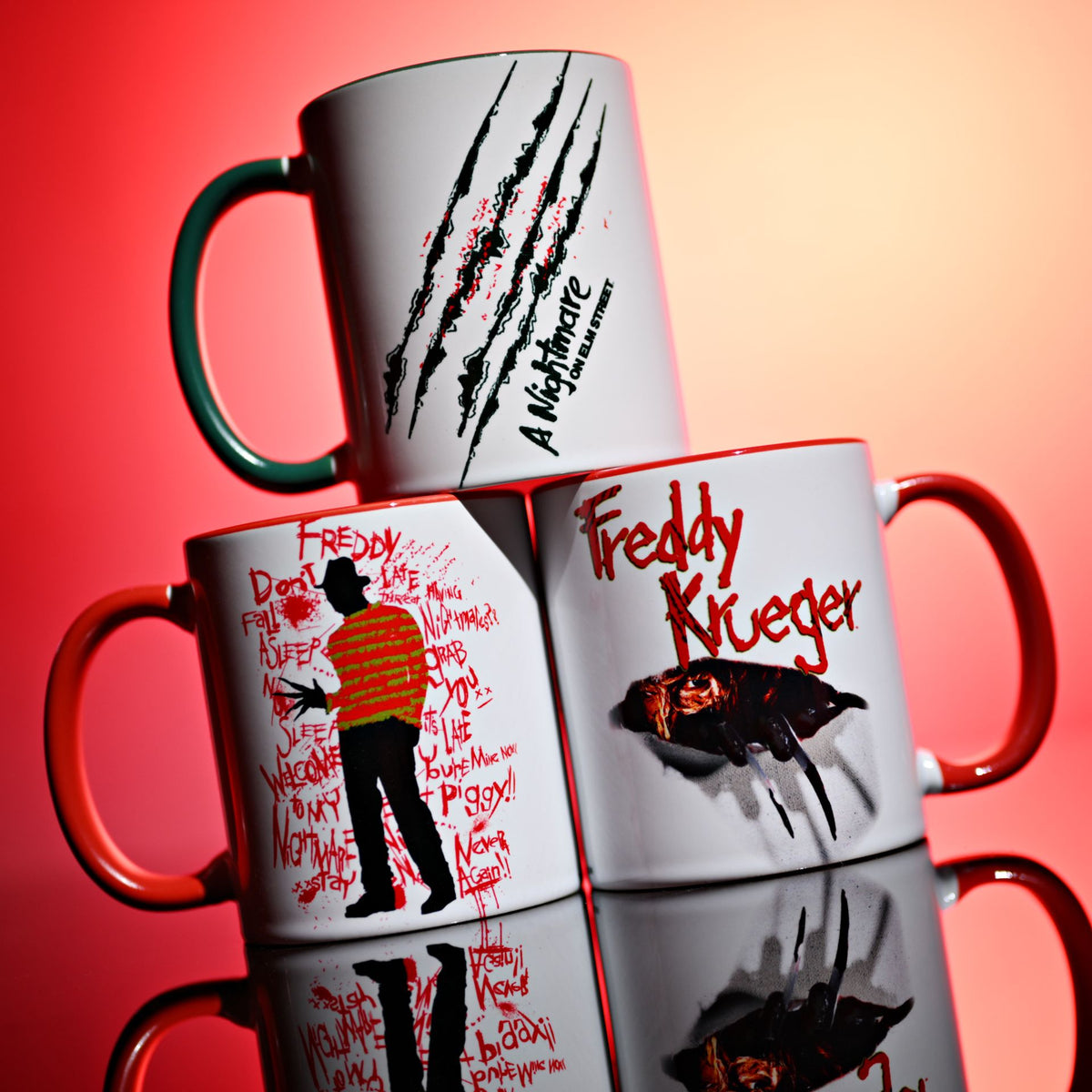 Warner Bros Nightmare on Elm Street Mug 11oz Green Inside - Slash