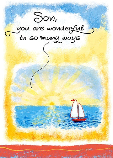 Son Card - You Are Wonderful In So Many Ways - Blue Mountain Arts