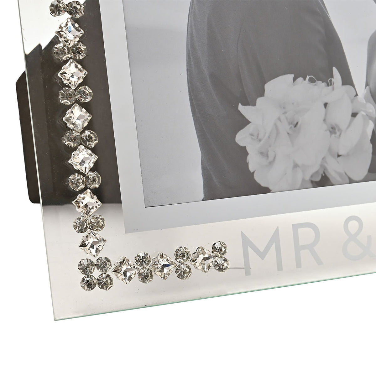 Always & Forever Crystal Border Frame 8" x 10"