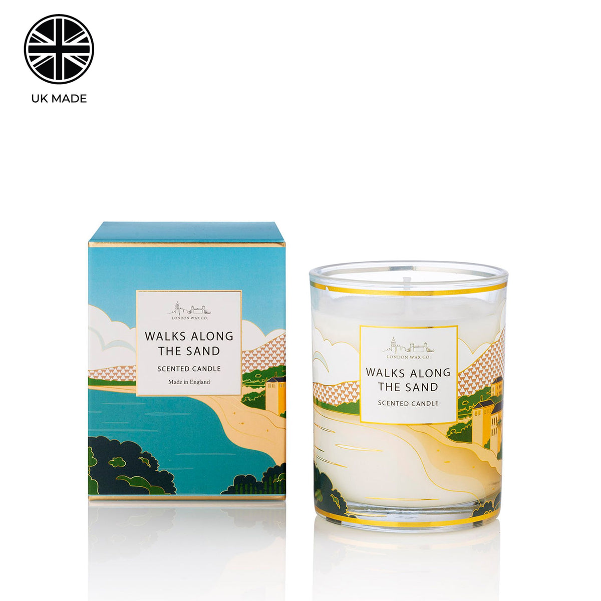 The London Wax Company Walks Along The Sand 1 Wick Candle 227g
