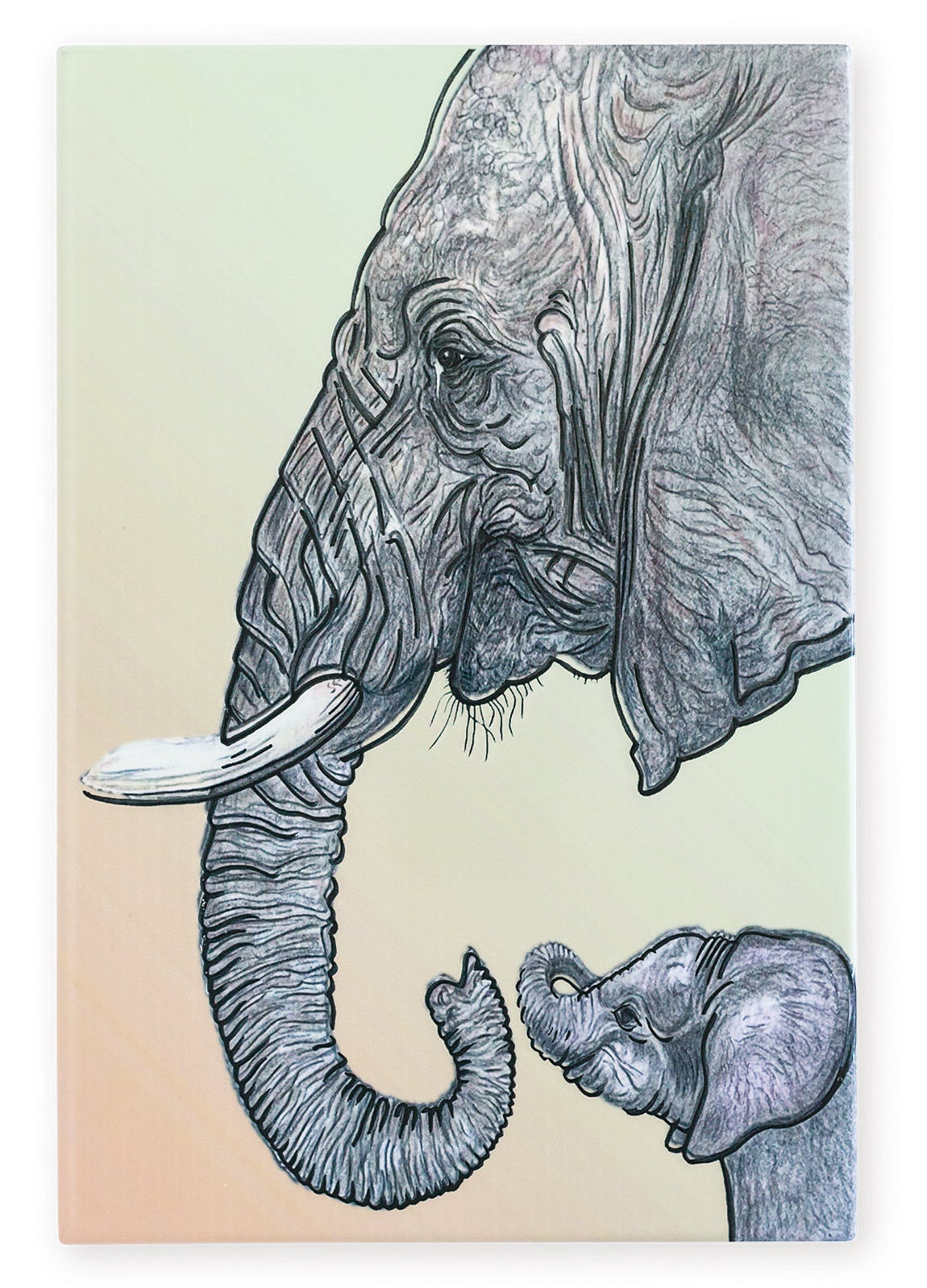 Art of Arora Elephant Ceramistone Tile