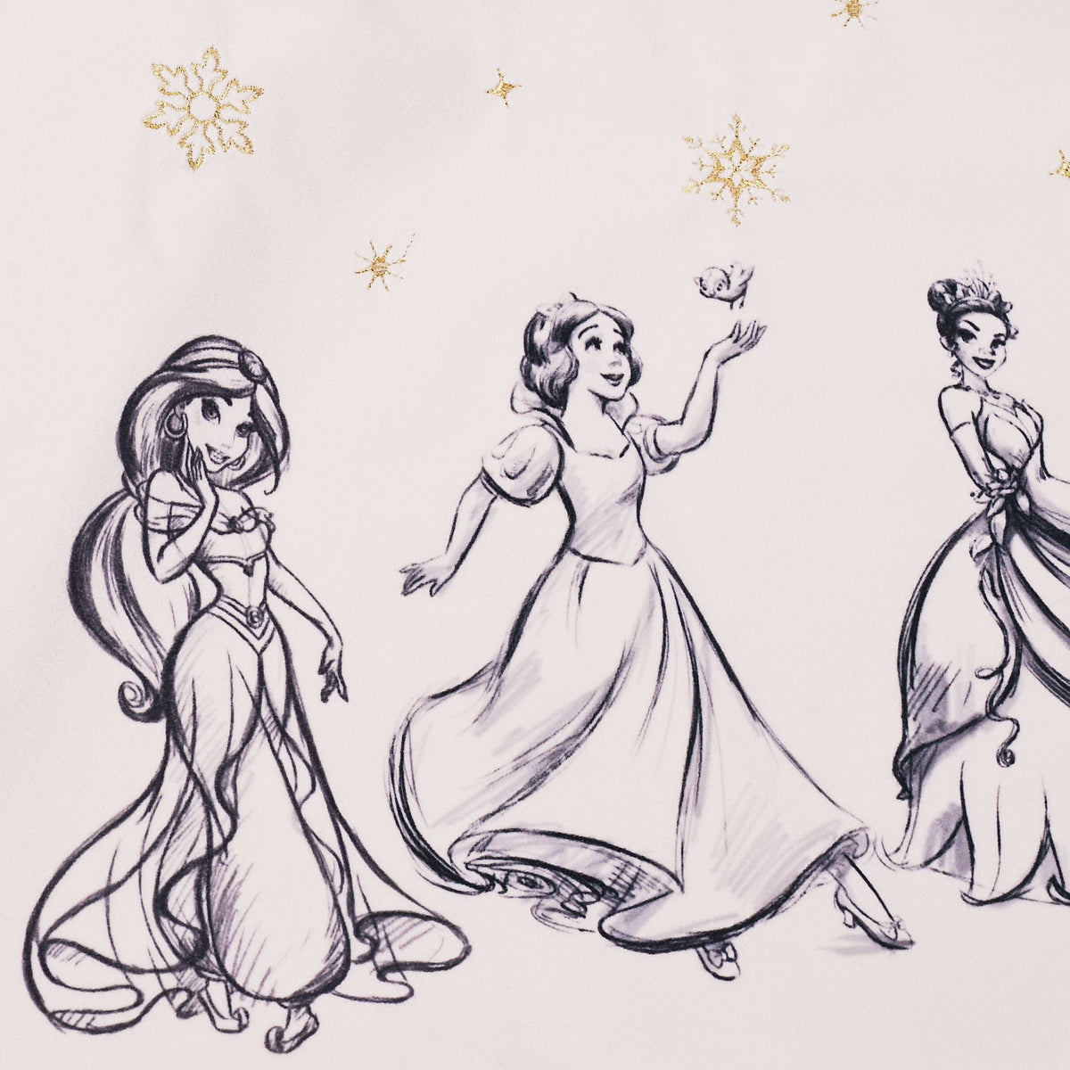 Disney Multi Princess Xmas Sack - Multi Pattern