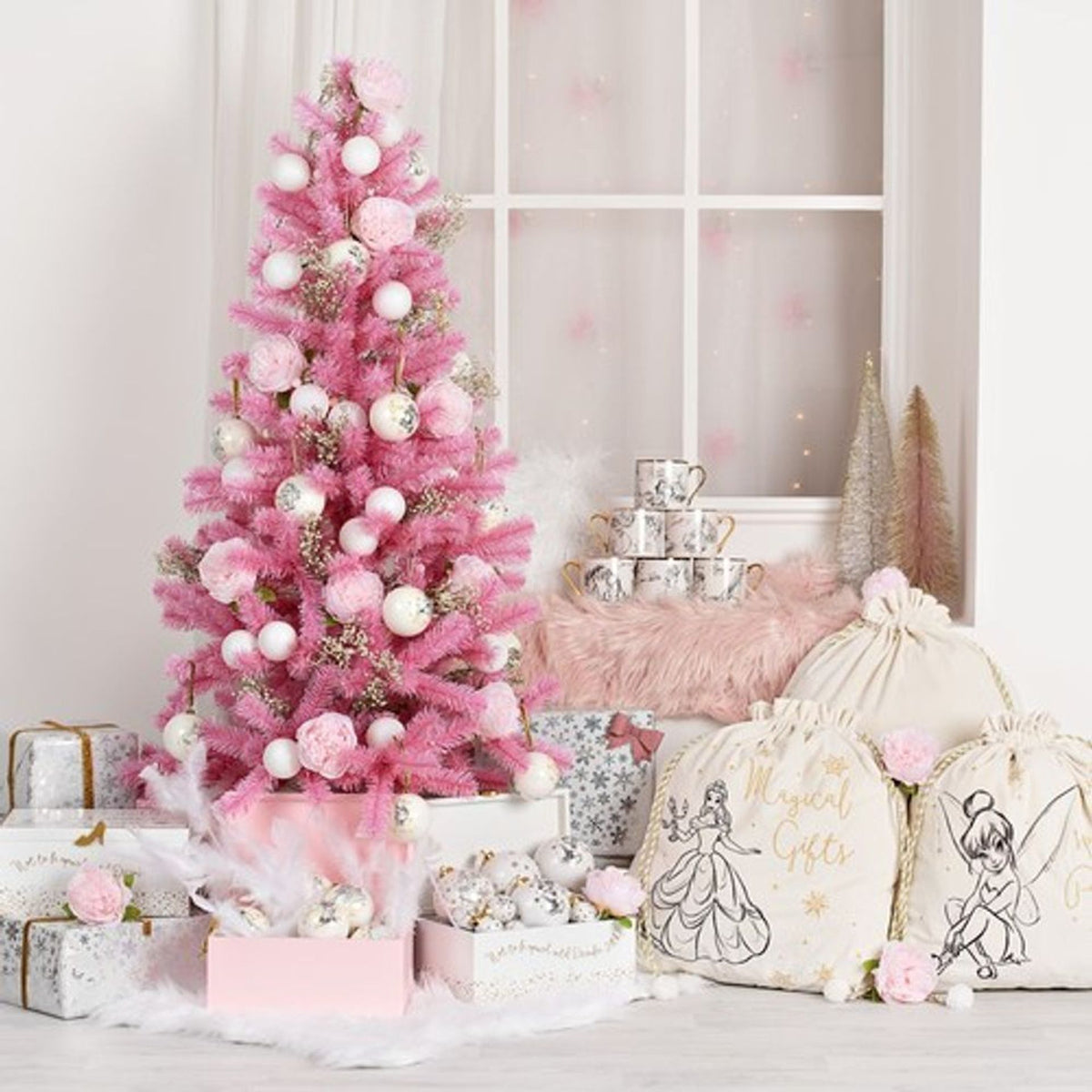 Disney Multi Princess Xmas Sack - Multi Pattern
