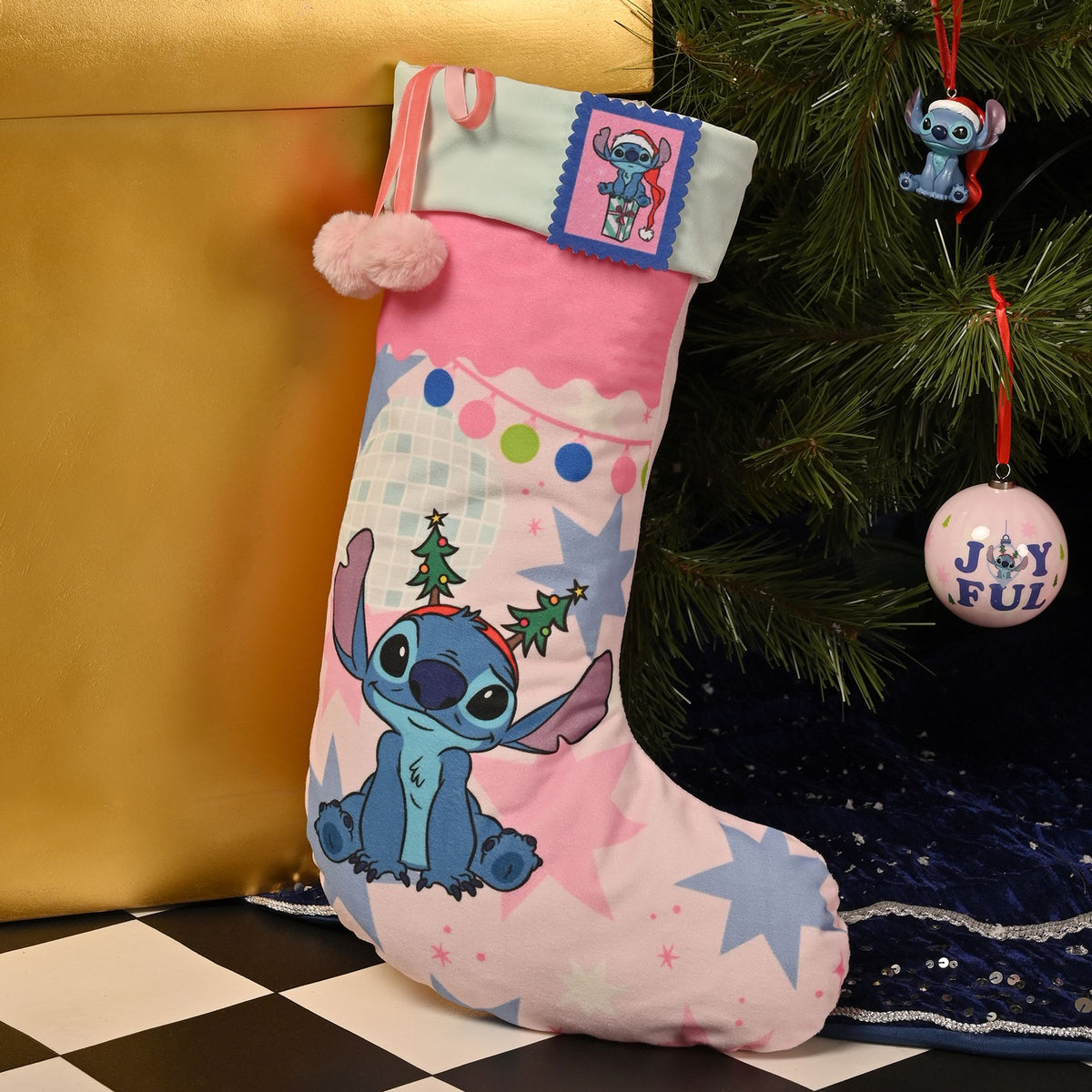 Disney Icon Present Stocking - Stitch