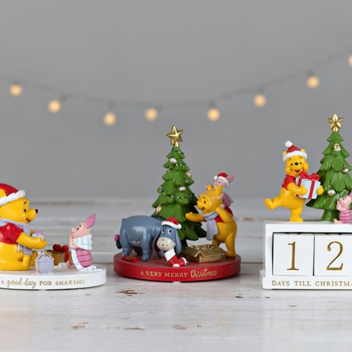 Disney Winnie Large Figurine "A Good Day for Sharing"
