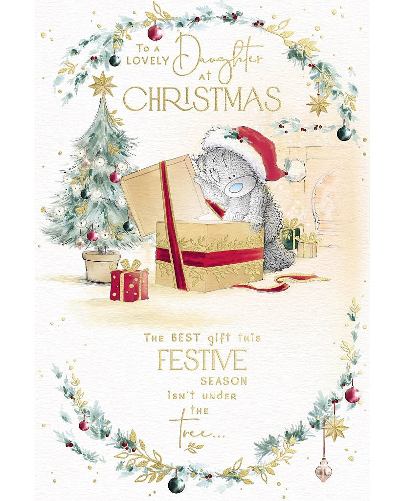 Daughter Christmas Card - Besr Opening Present