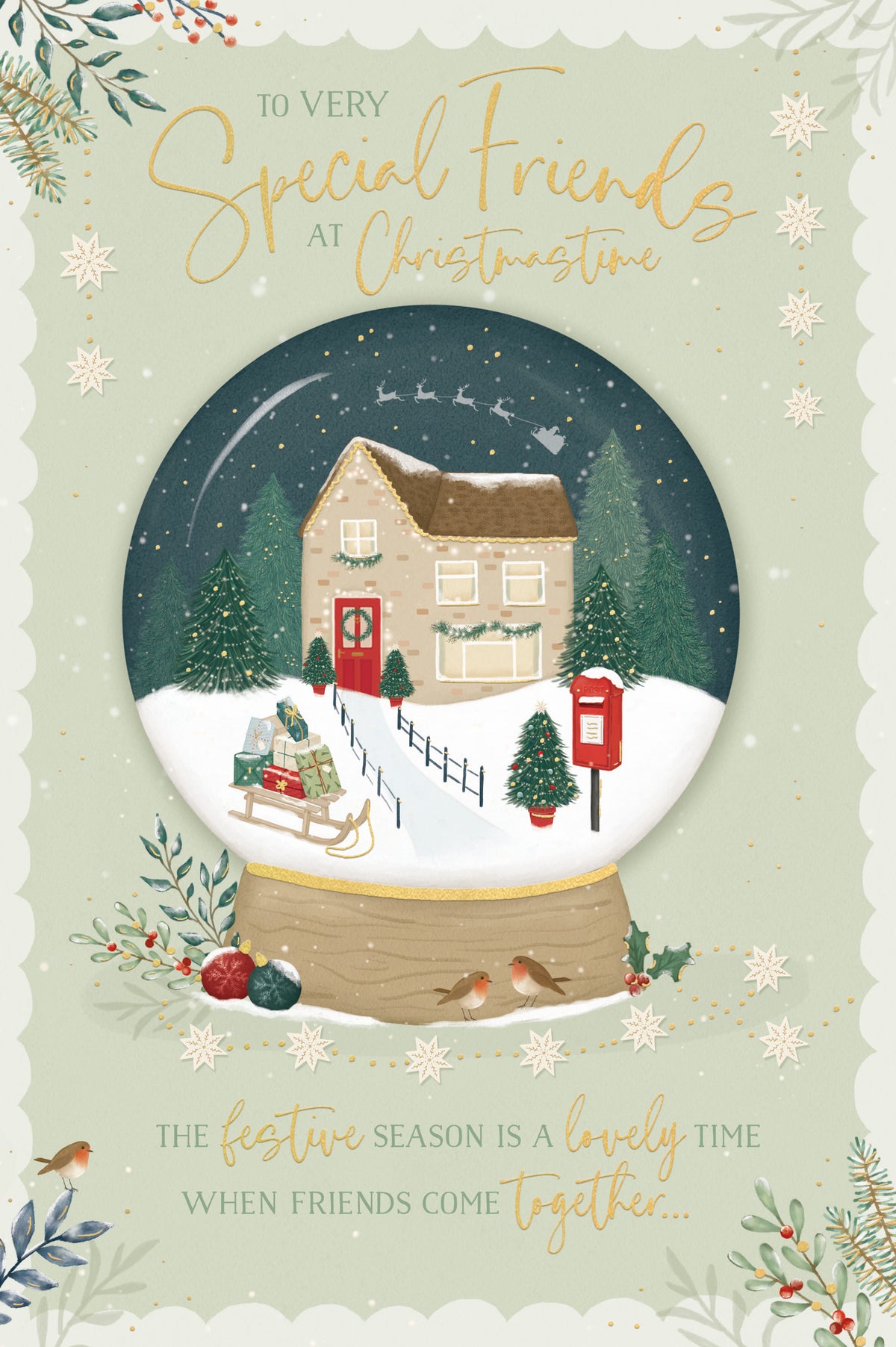 To Very Special Friends At Christmas Card