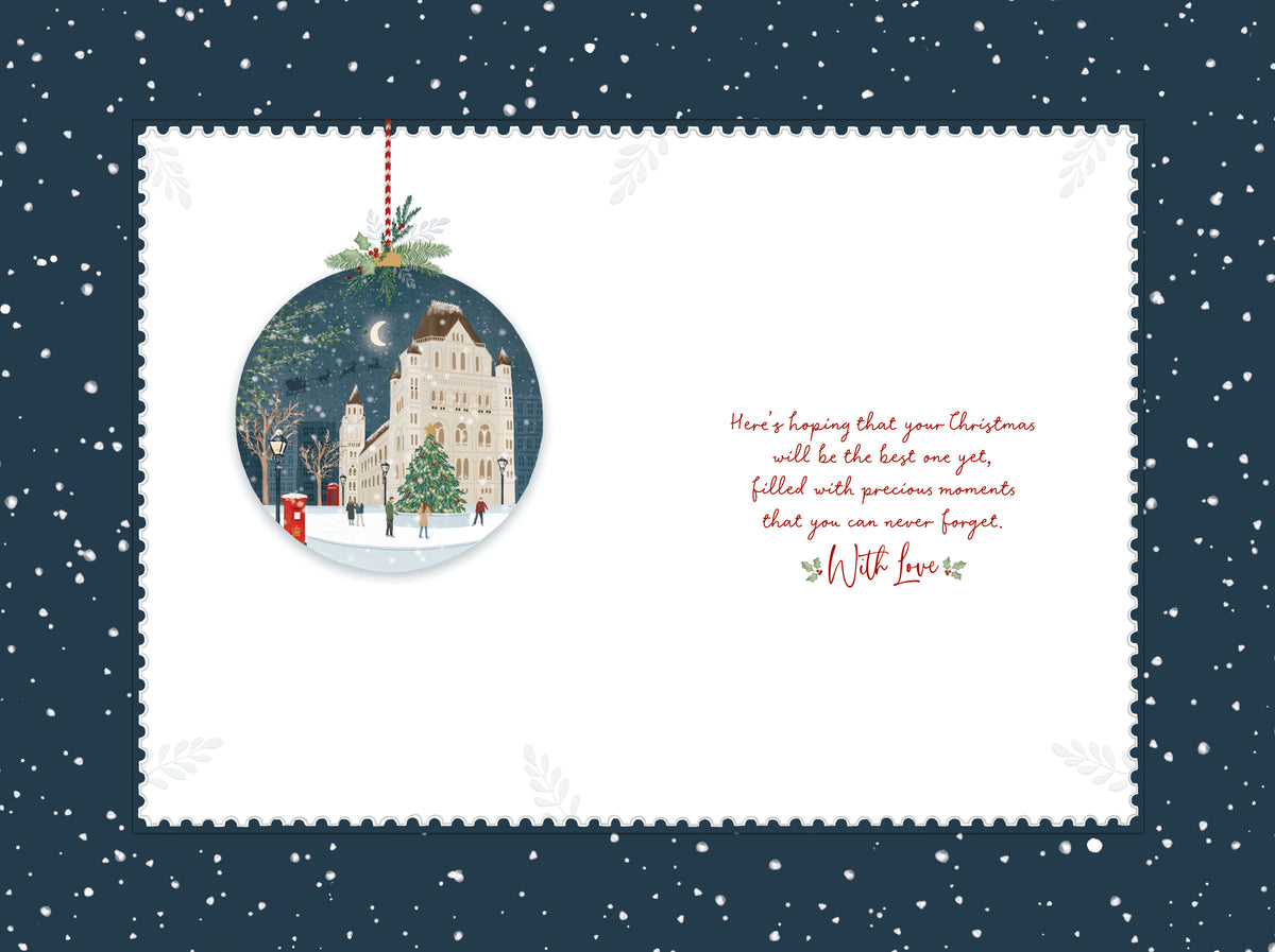 To A Special Friend Christmas Card - London Ice Rink