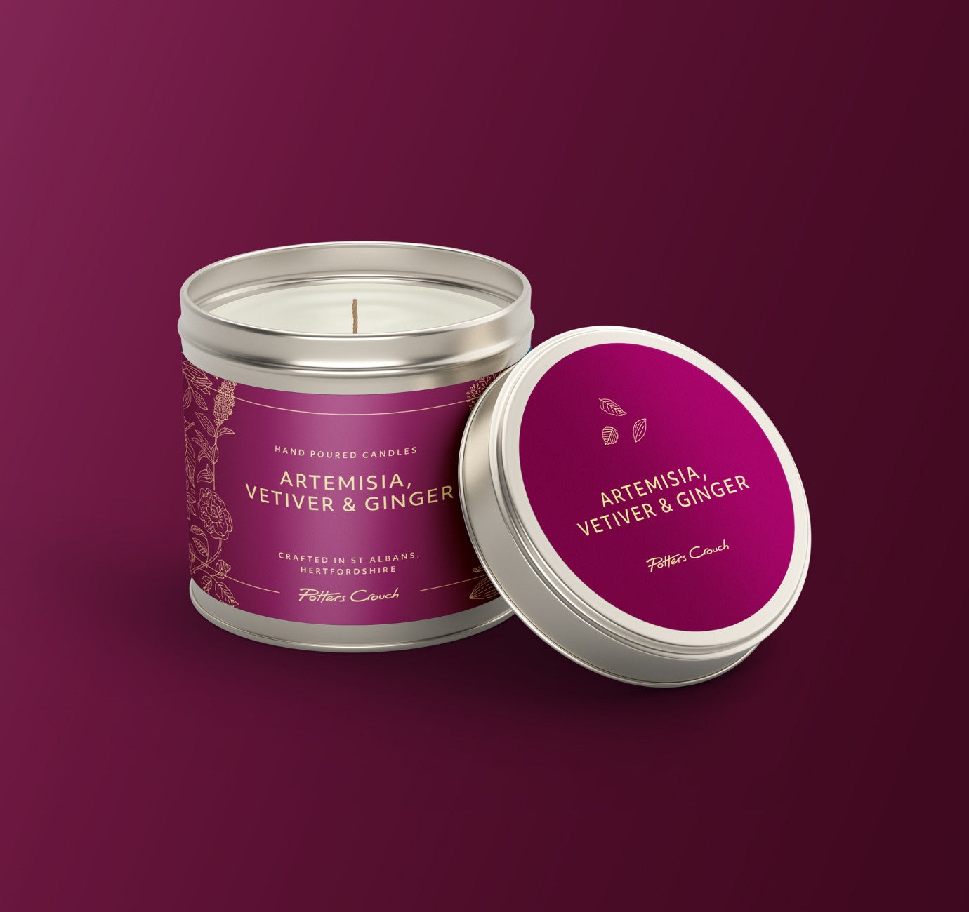 Artemisia, Vetiver & Ginger - Wellness Candle