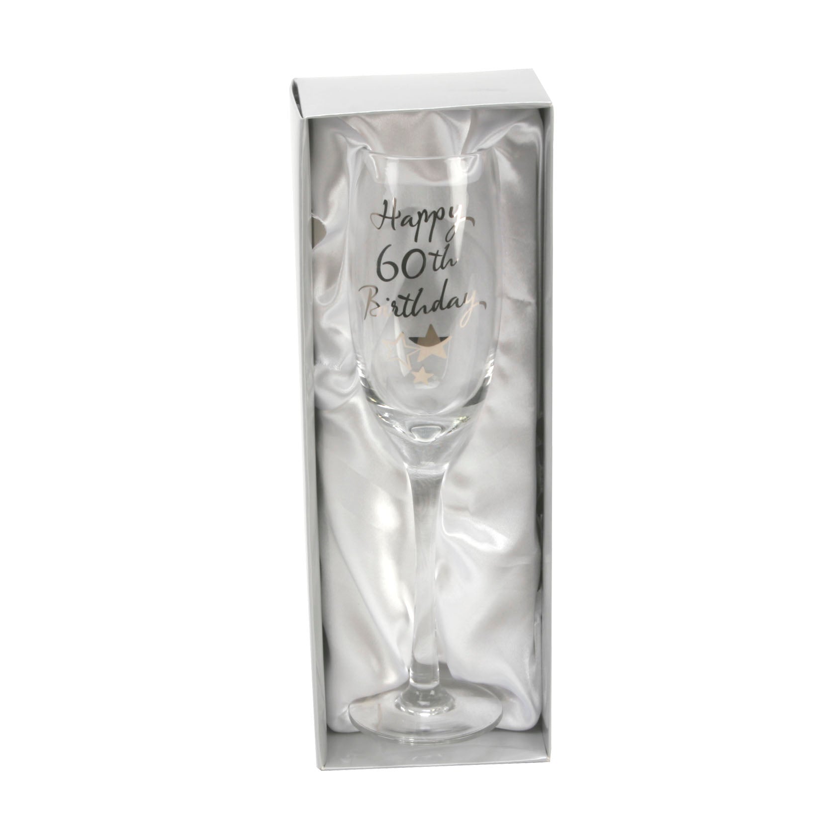 60th Birthday Gift Champagne Flute