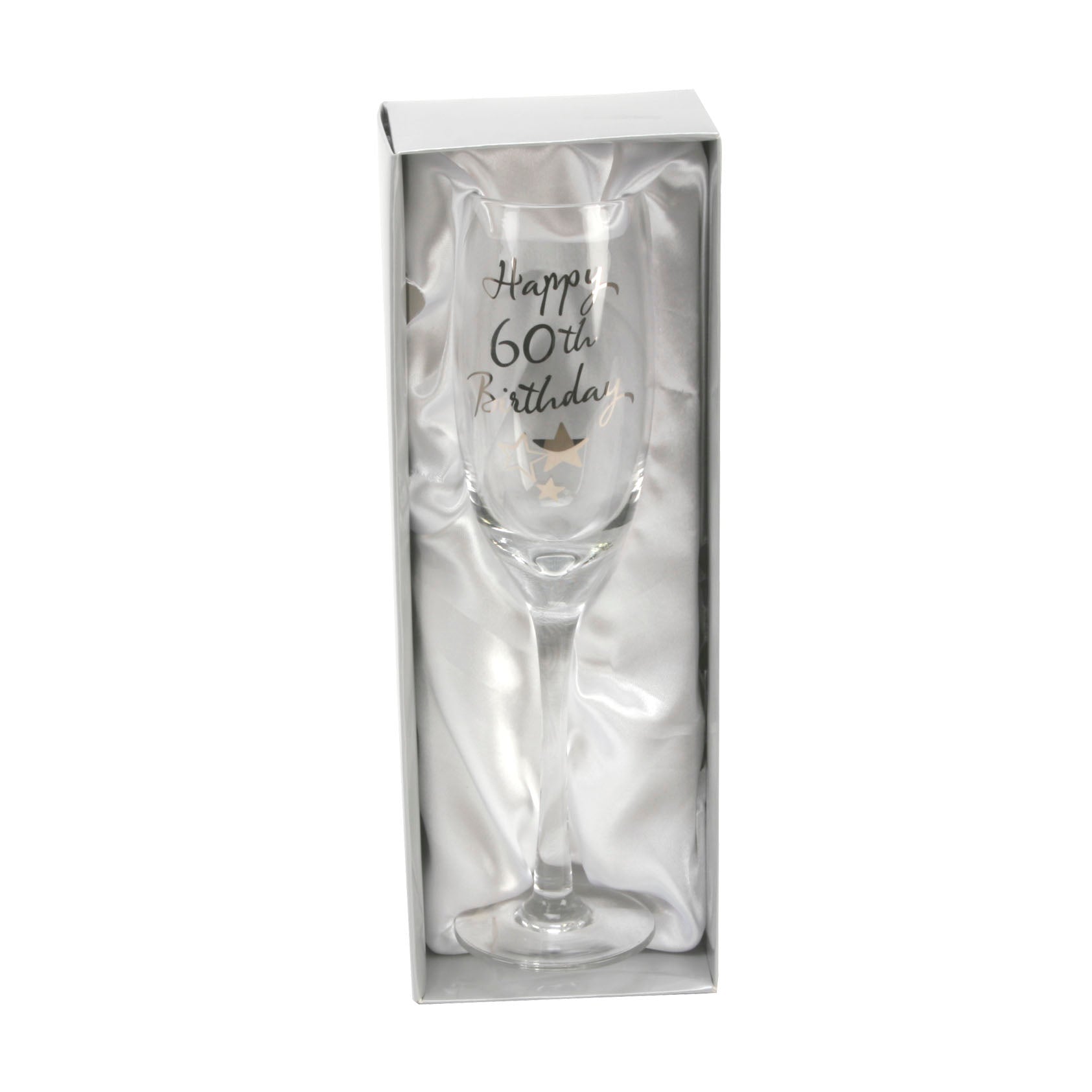 60th Birthday Champagne Flute