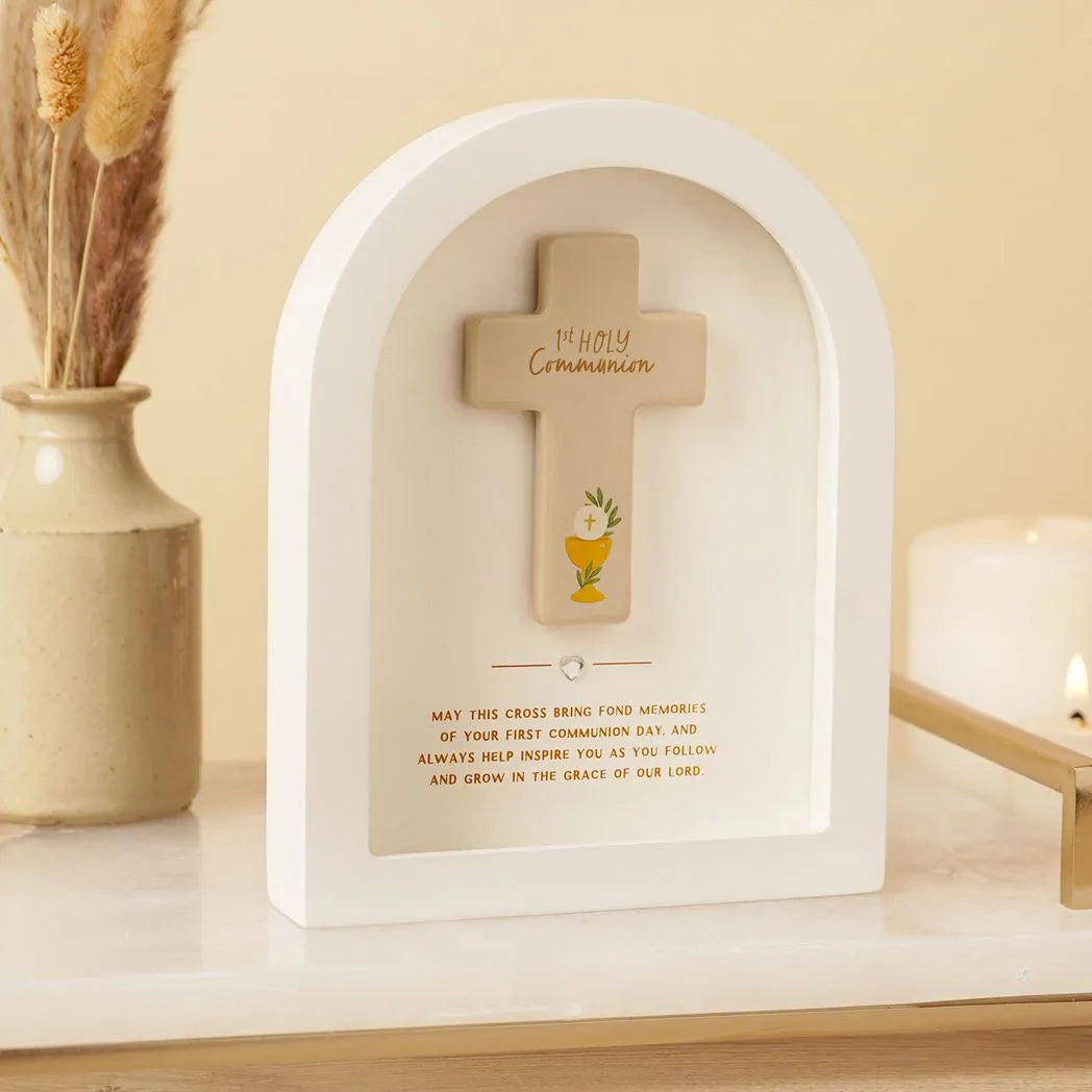Faith & Hope Framed Plaque - 1st Communion