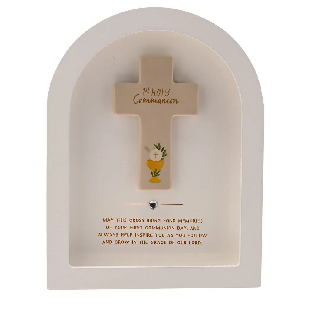 Faith & Hope Framed Plaque - 1st Communion