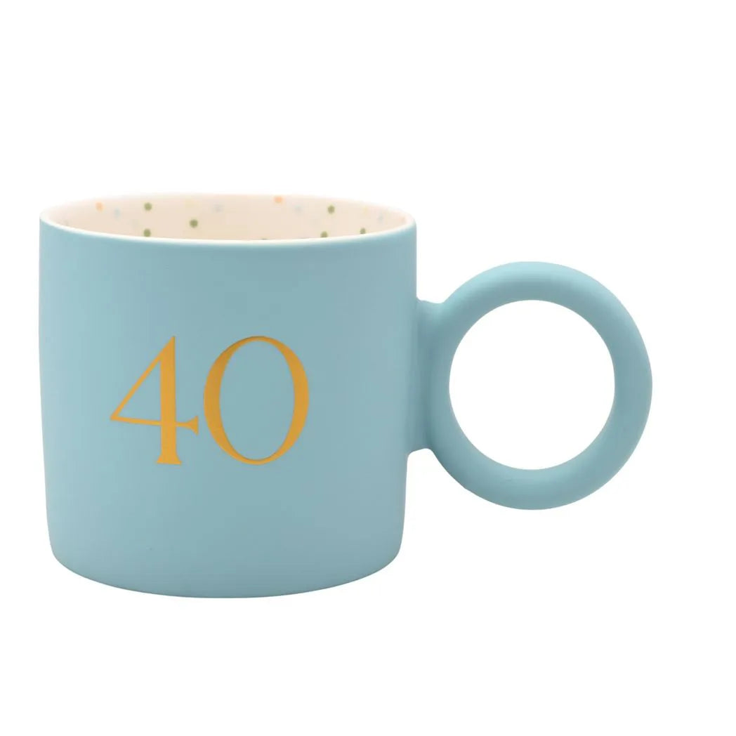 Confetti Mug Blue - 40