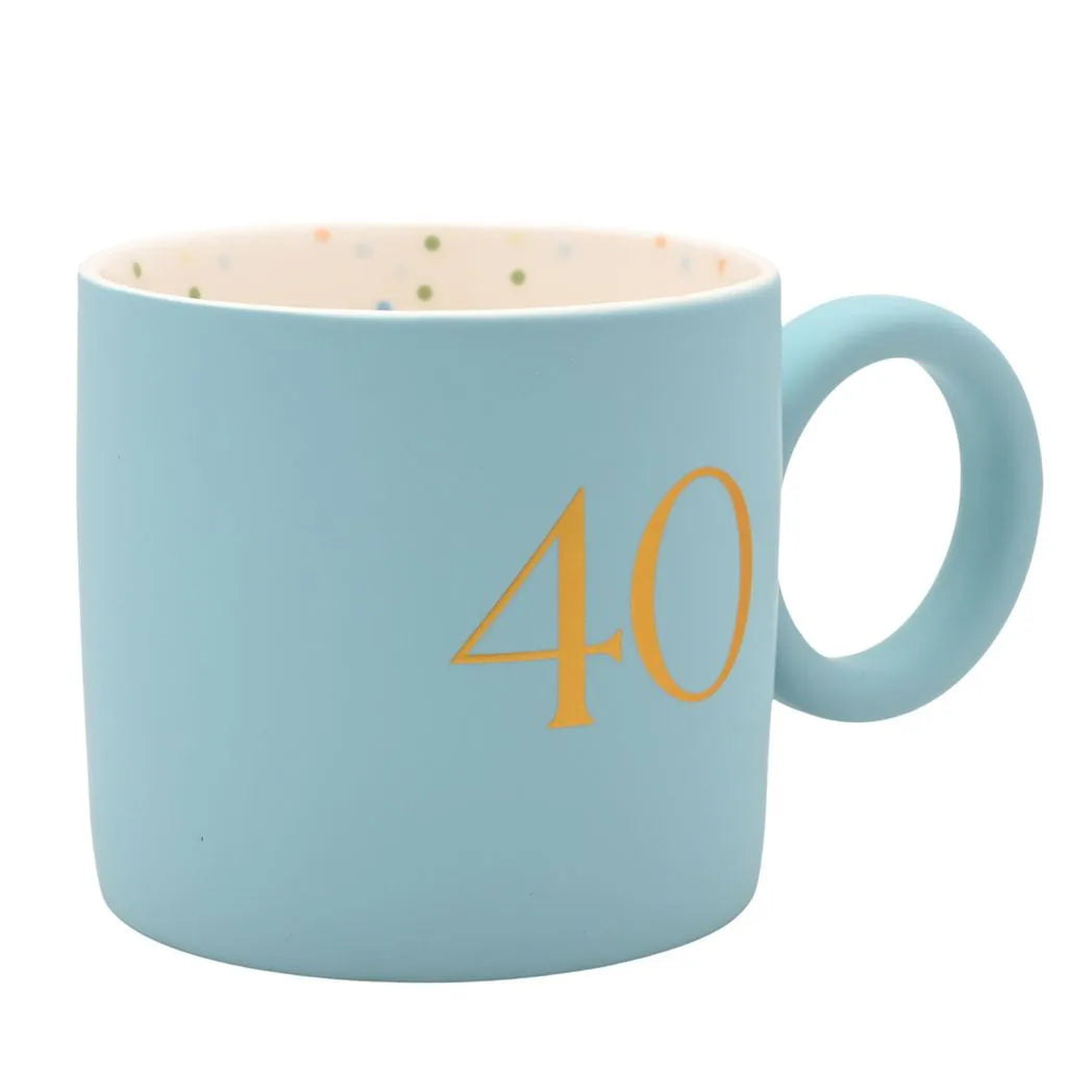 Confetti Mug Blue - 40