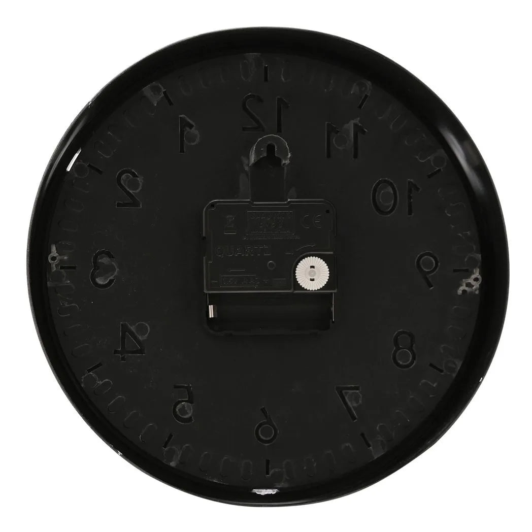 Hometime Wall Clock With 3D Numbers 20cm - Blue
