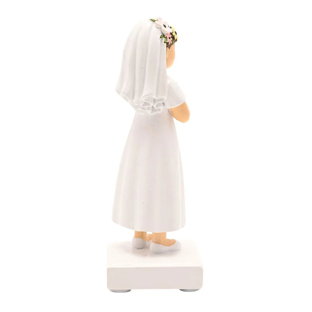 Faith & Hope Figurine - Communion Girl - Light Brown Hair