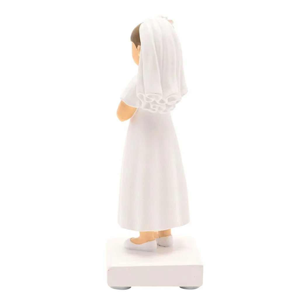 Faith & Hope Figurine - Communion Girl - Light Brown Hair