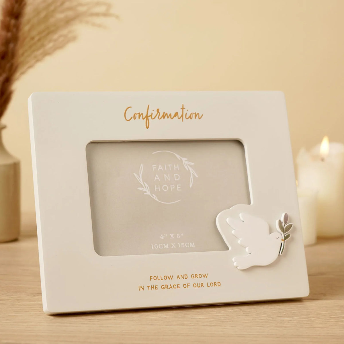Faith & Hope Photo Frame 6'' x 4'' - 1st Confirmation