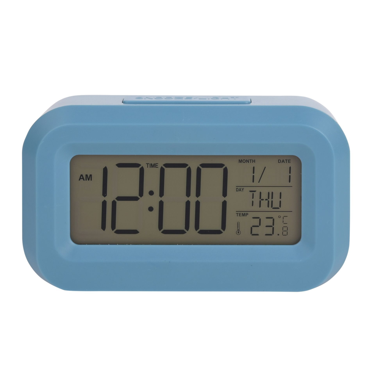 Hometime Brights Travel LED Clock - Blue
