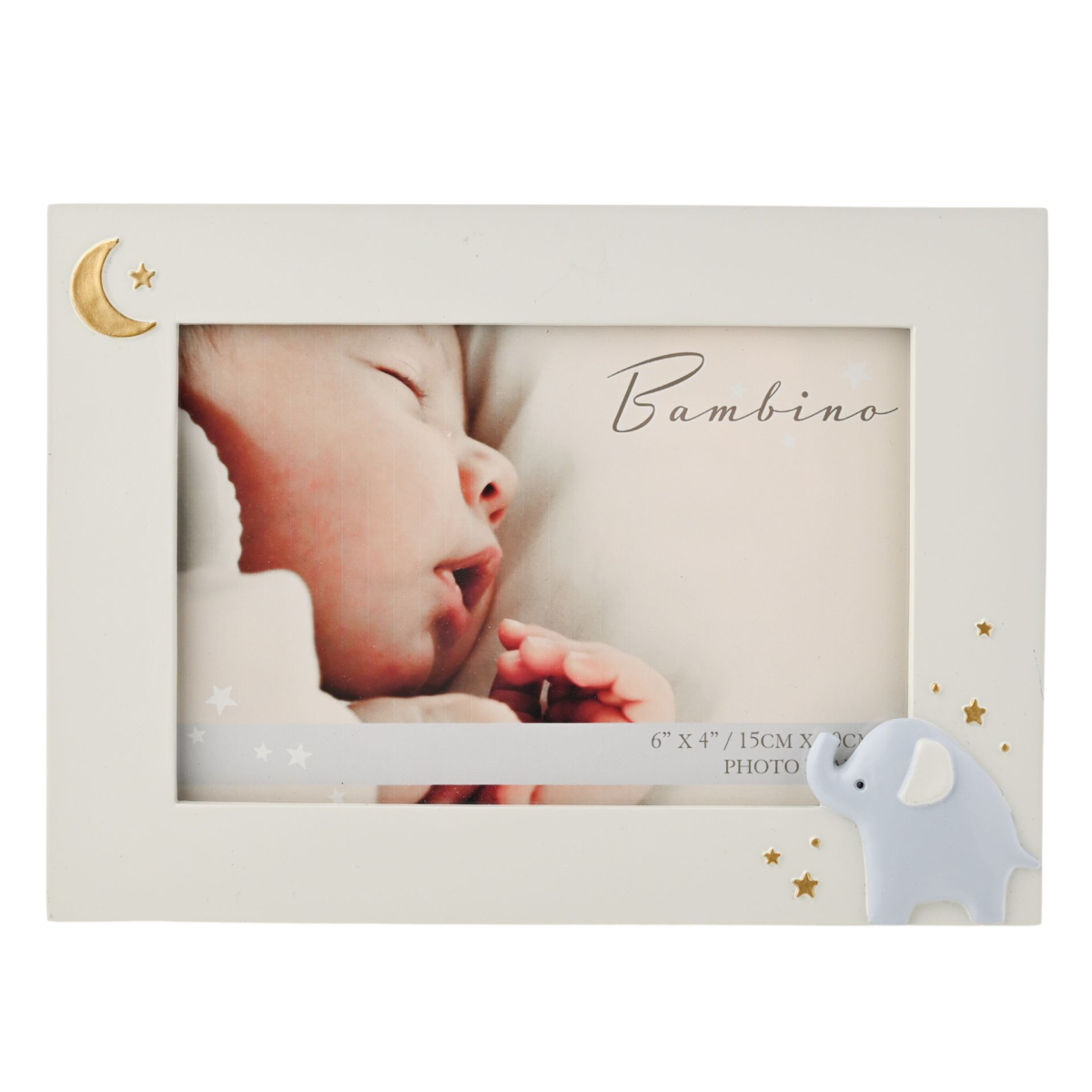 Bambino Photo Frame with Elephant Icon 6" x 4"